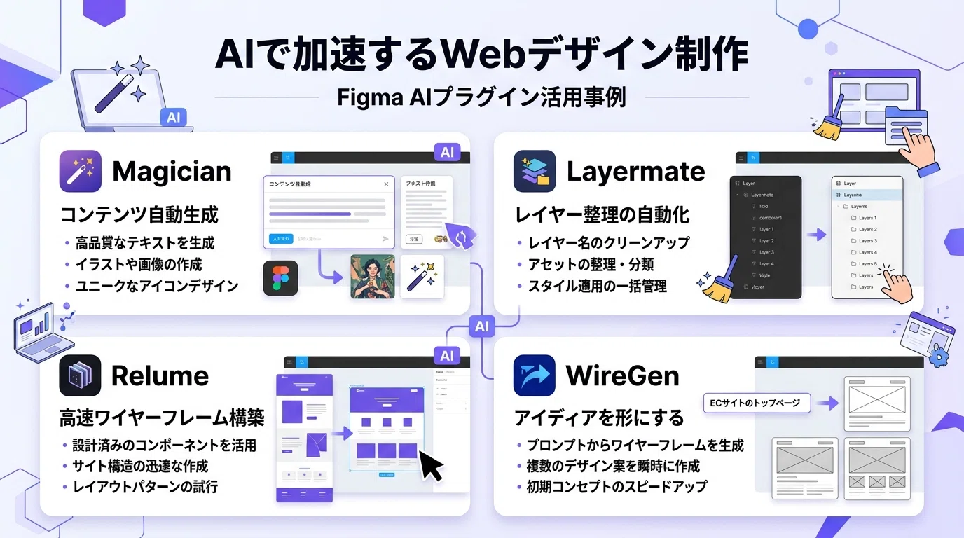 AIでWebサイトのデザインモックを作る方法｜Figma × AIプラグインの 