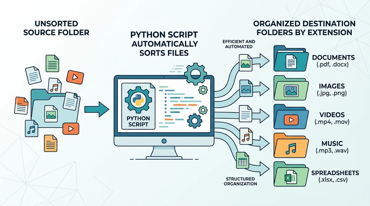 Automating File Organization with Python | How to Build a Folder ...