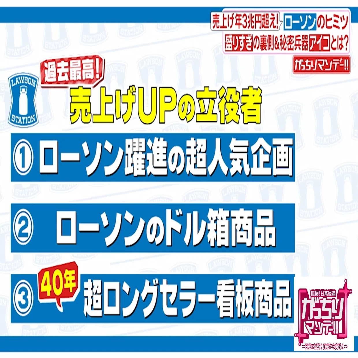 年間売上げは過去最高の3兆223億円！ローソン①人気企画「盛りすぎ