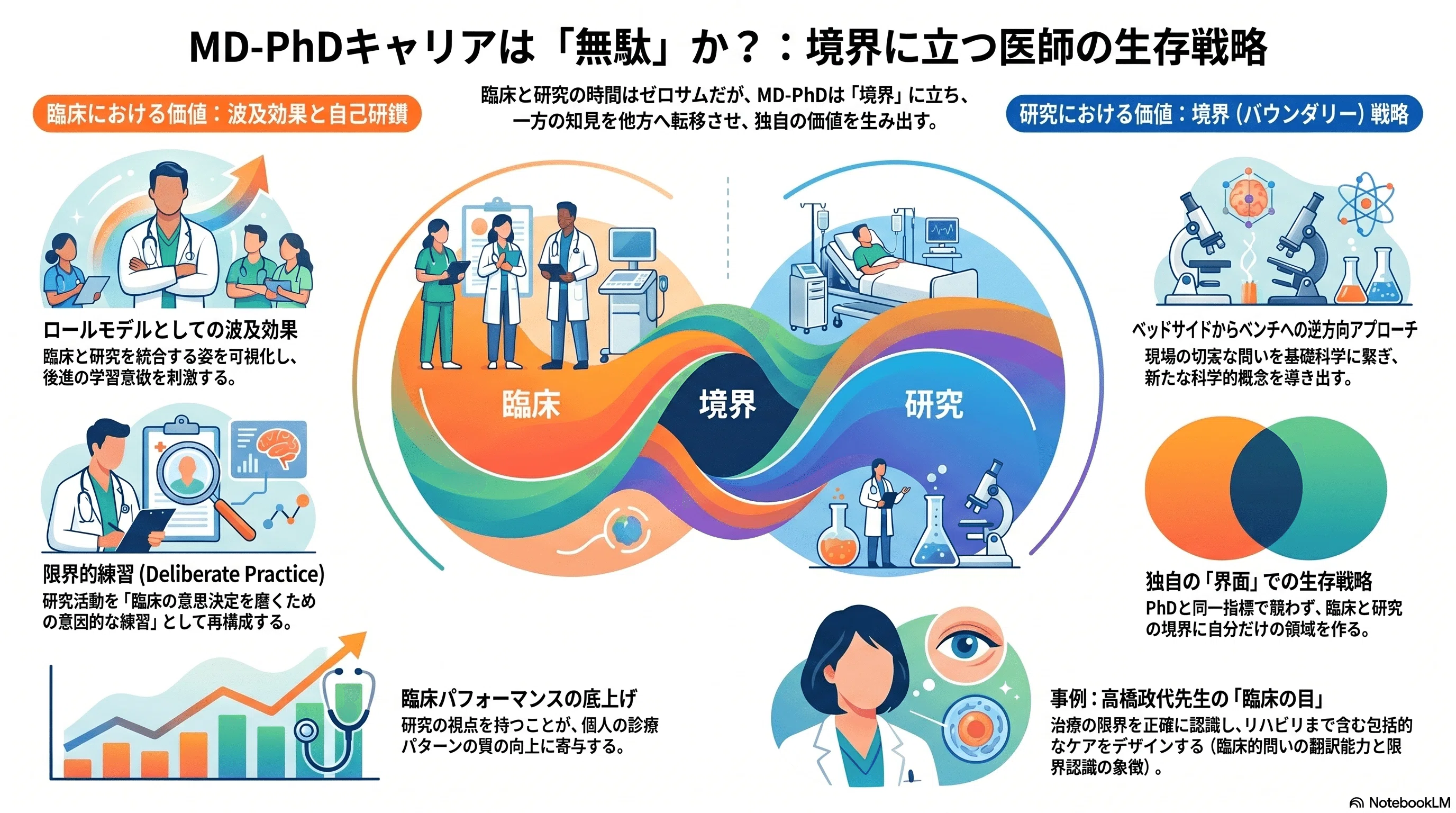 私見】医師がアカデミアを経験することの意味を考えてみた｜吉岡 貴史