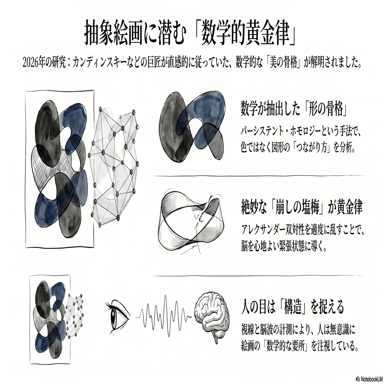 カンディンスキーが無意識に従っていた「数学の黄金律」——抽象絵画に