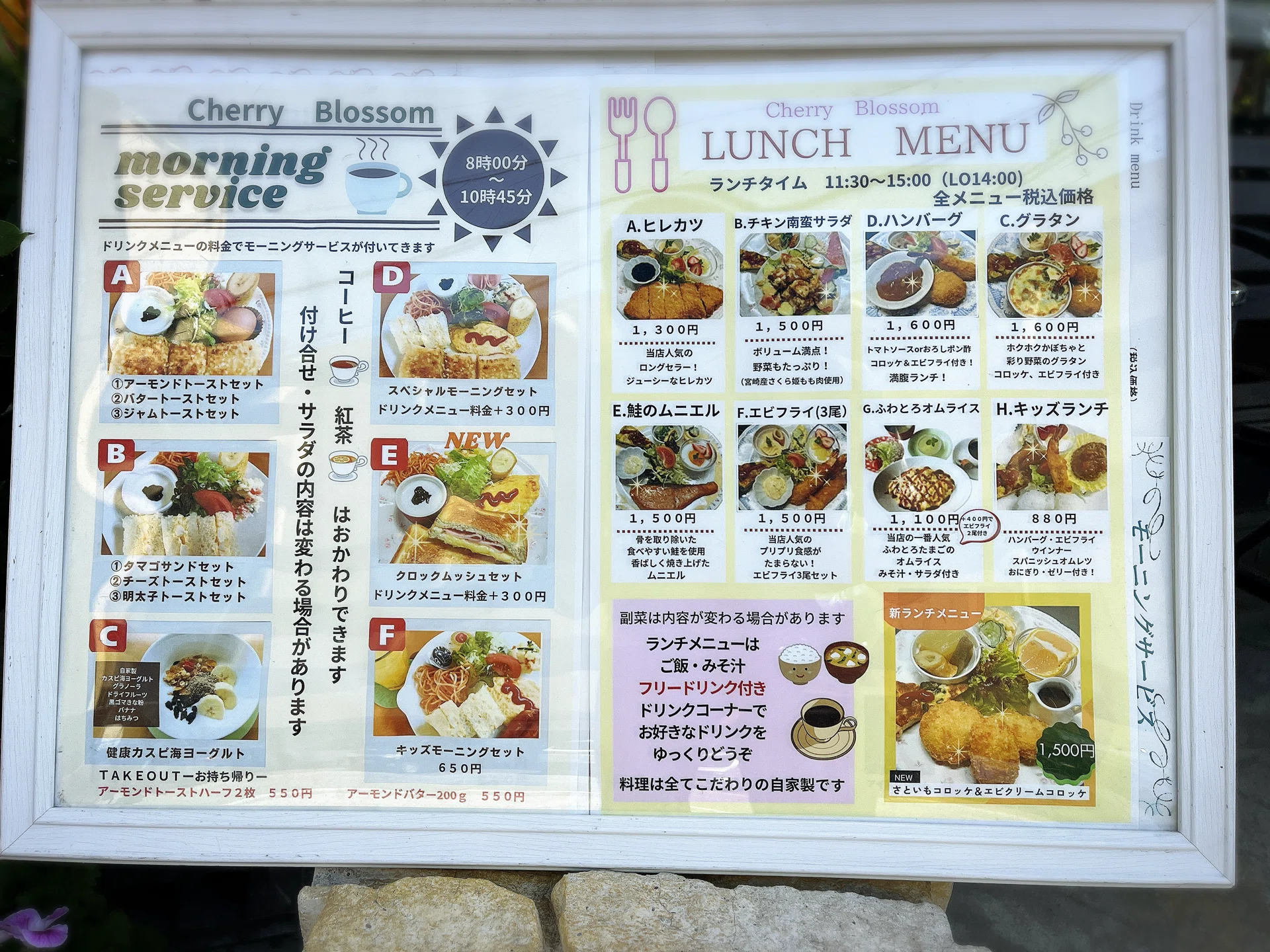 モーニング☕️】山崎町｜チェリーブロッサム｜かぼちゃかべ