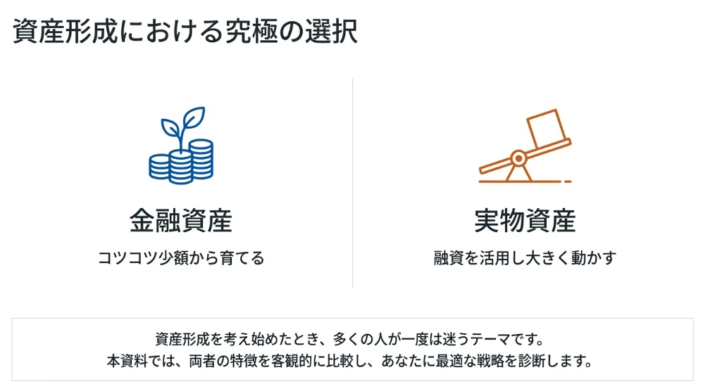不動産投資とNISA」はどっちがおすすめ？違い・向いている人・併用戦略