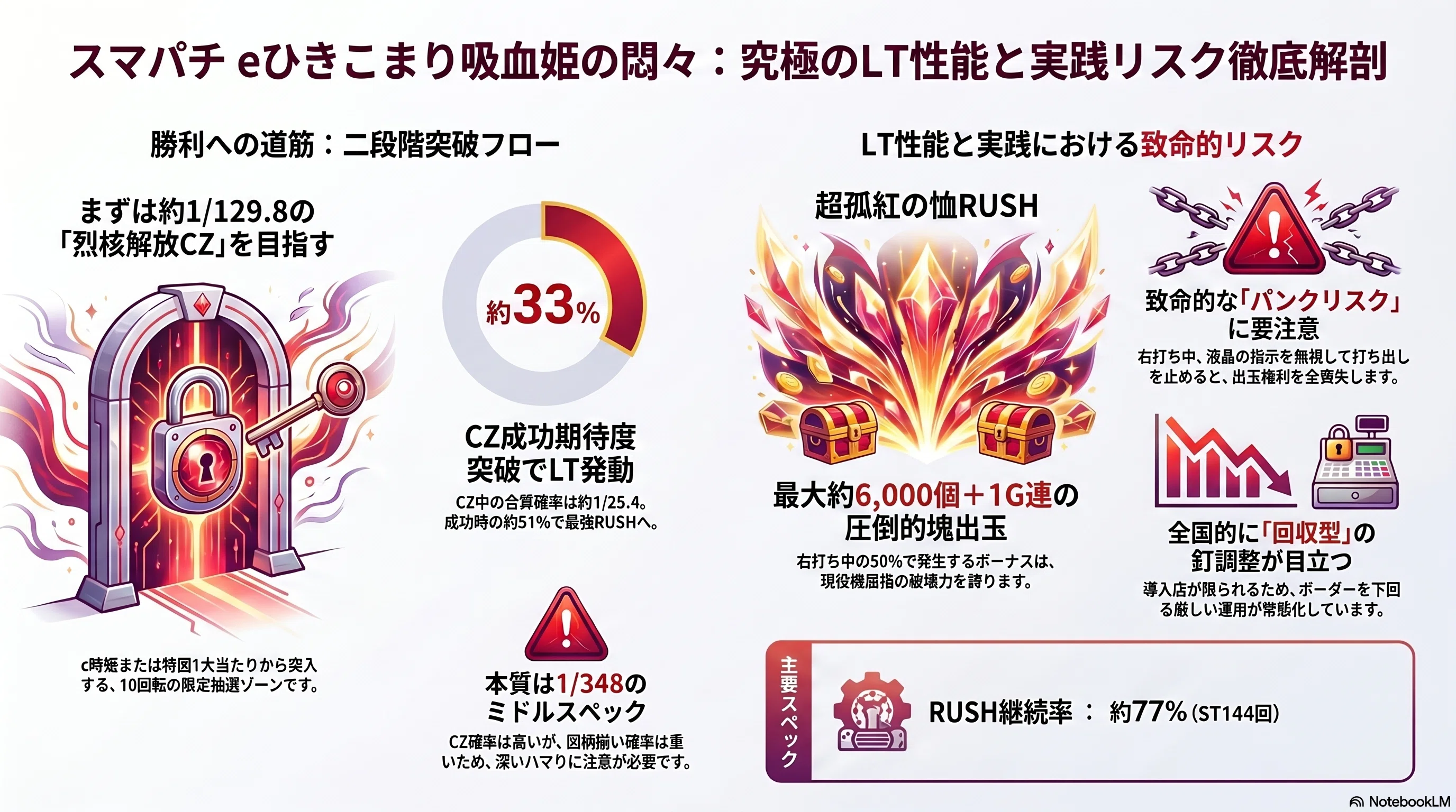 1/129の罠と6,000発の衝撃。スマパチ『eひきこまり吸血姫の悶々』が