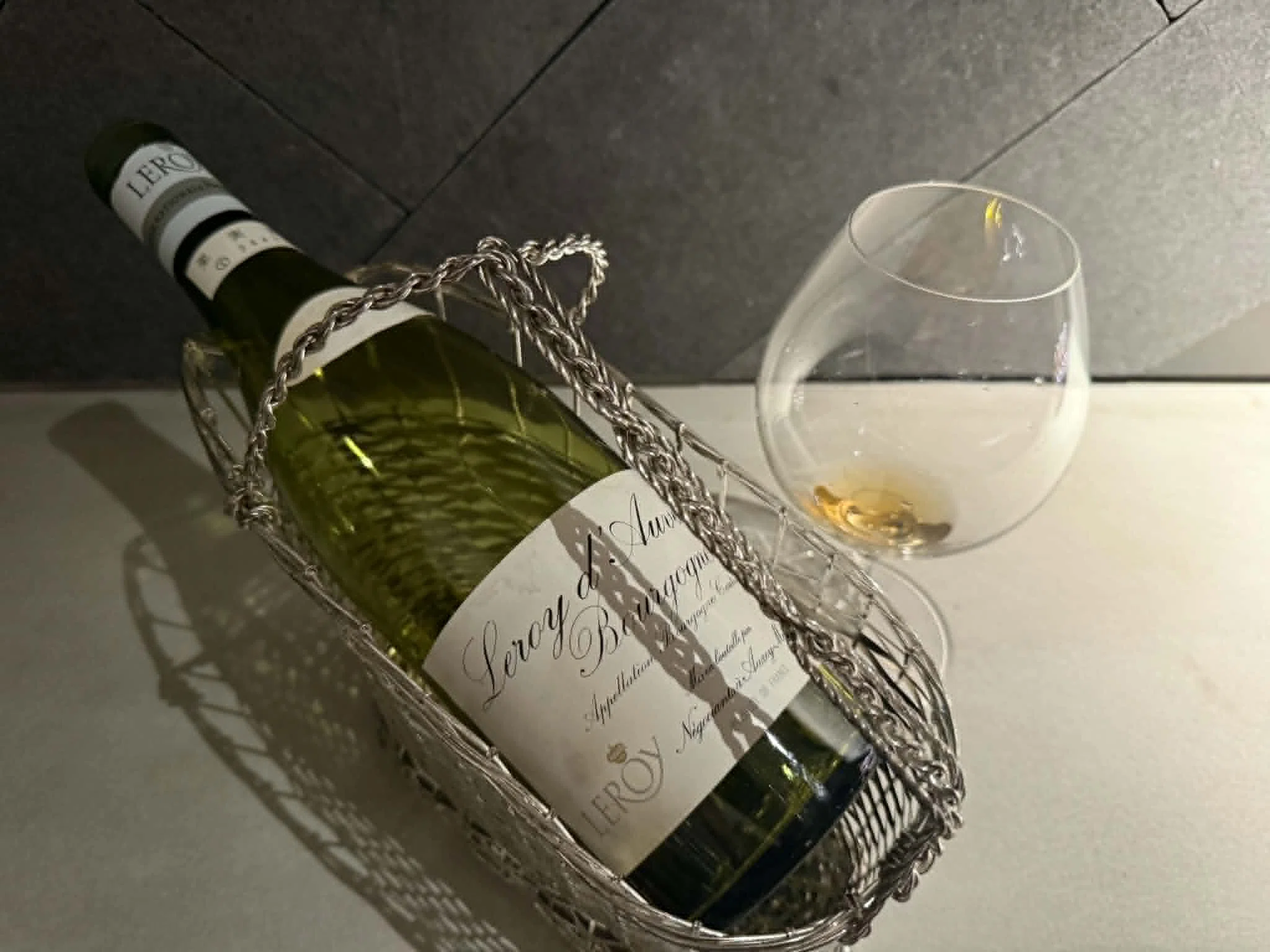空瓶 1990 LEROY DOMAINE d'AUVENAY Puligny Montrachet les Folatires