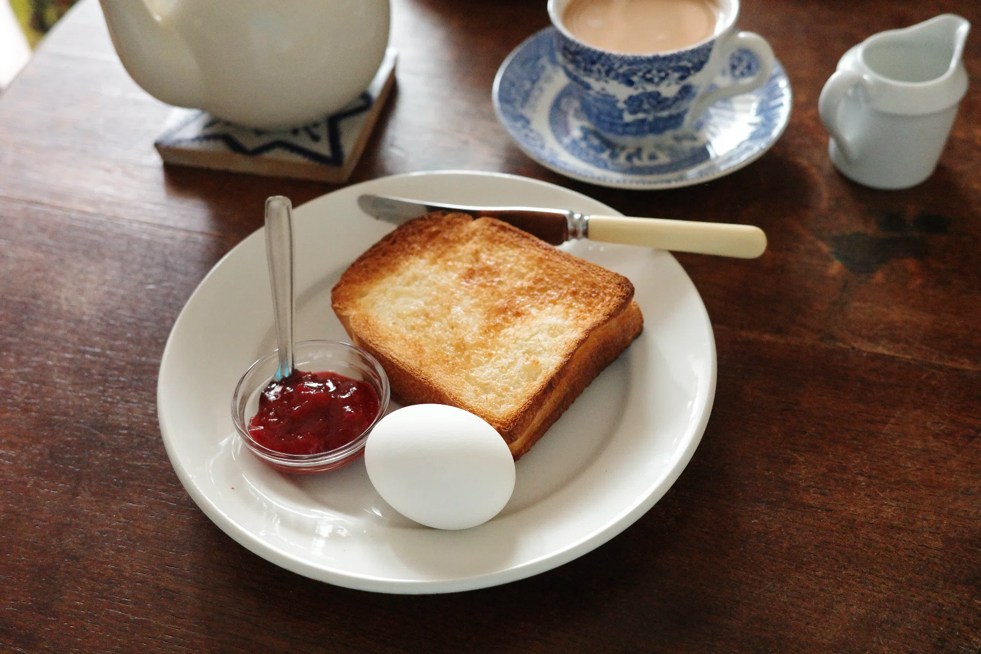 日々手帖 食パン作った翌朝は、トーストセット。｜sakisaku