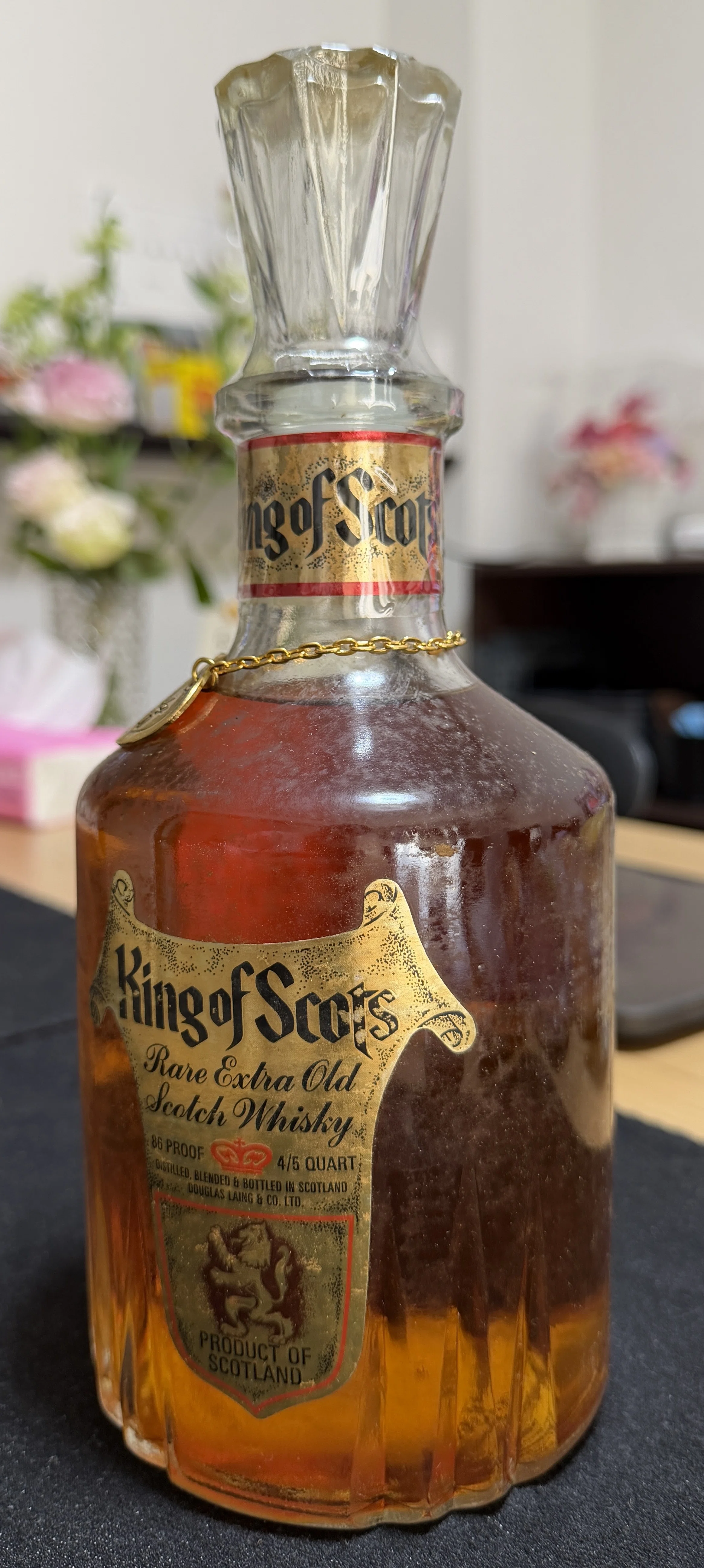 キングオブスコッツ　ナンバードエディション　43度　古酒ウイスキー 40年前のウイスキー『キングオブスコッツ レアエクストラオールド