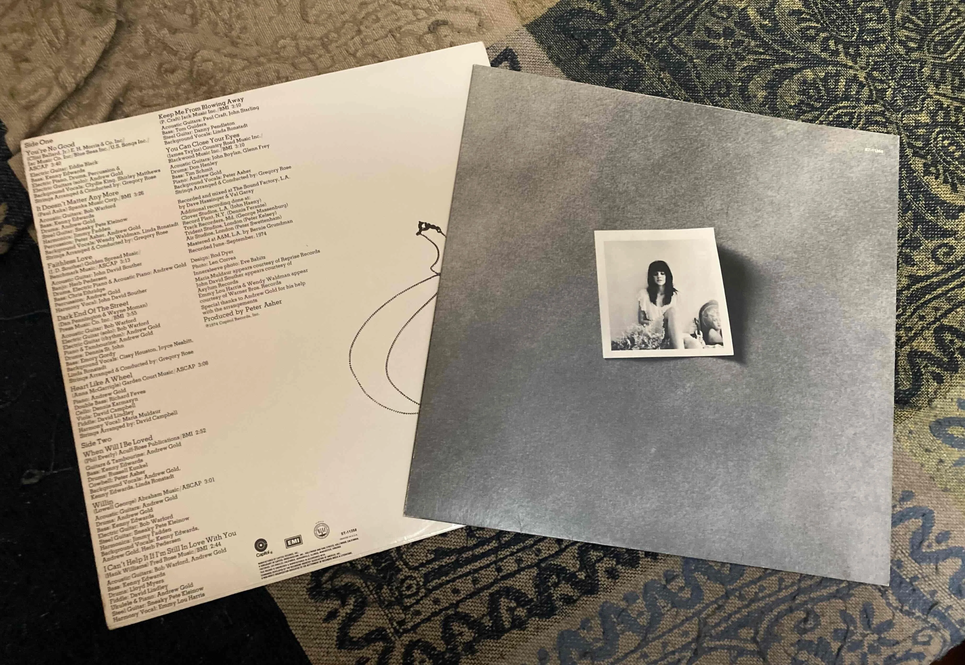 Linda Ronstadt [ Heart Like A Wheel ] Capitol ST-11358｜naruru's