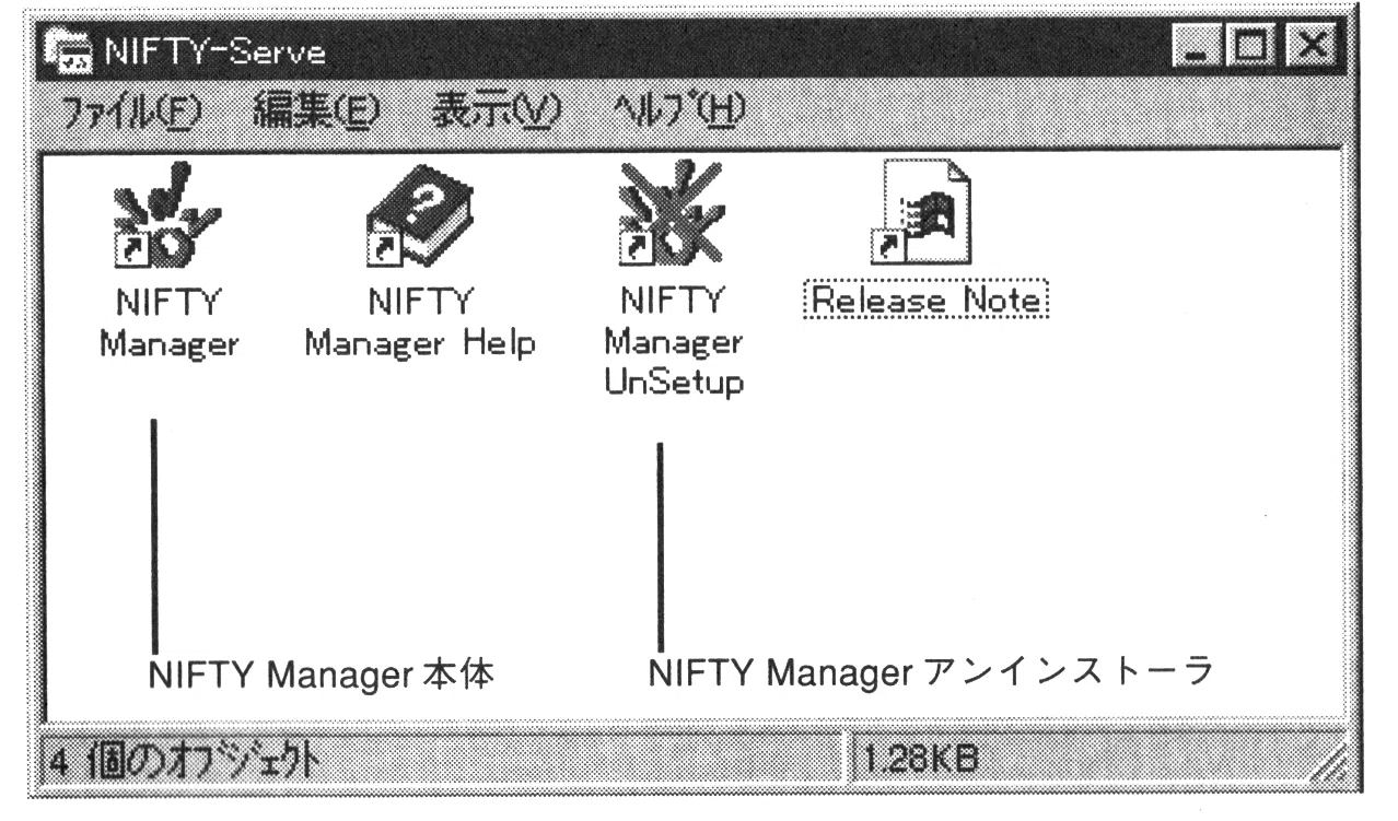 NIFTY-Manager：Windows 3.1時代に現れたGUIの「公式」通信ソフト｜kzn