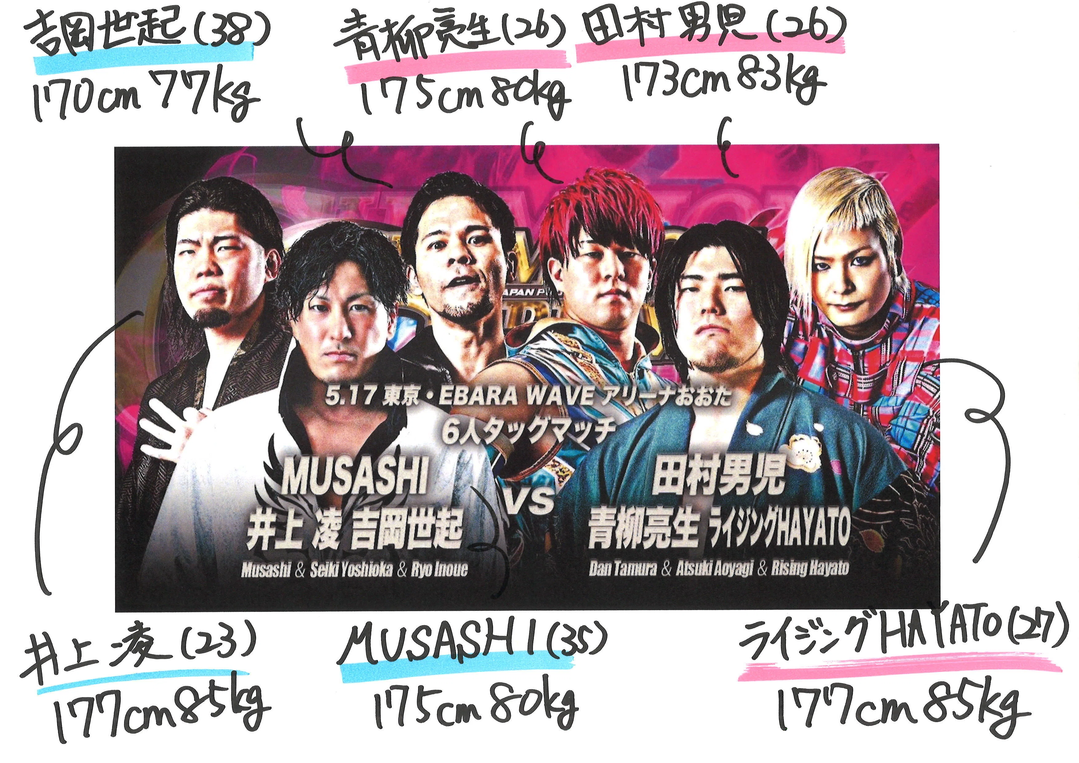 全日本プロレス5.17の対戦カードのご紹介｜Jack“ボサやん”菩薩