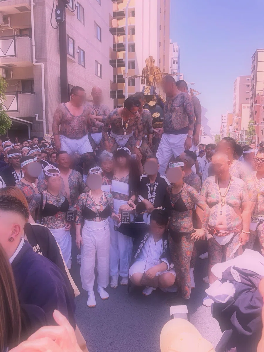 三社祭 入れ墨 なぜ