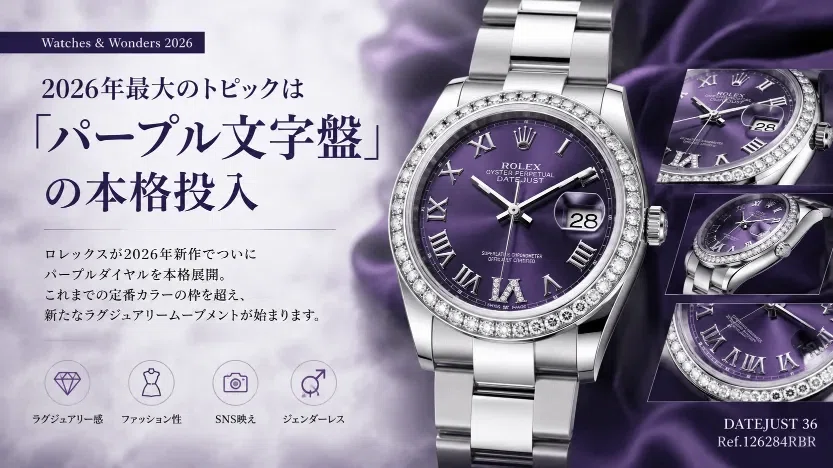 Watches & Wonders 2026】ロレックス新作を徹底考察｜“36mm回帰”と