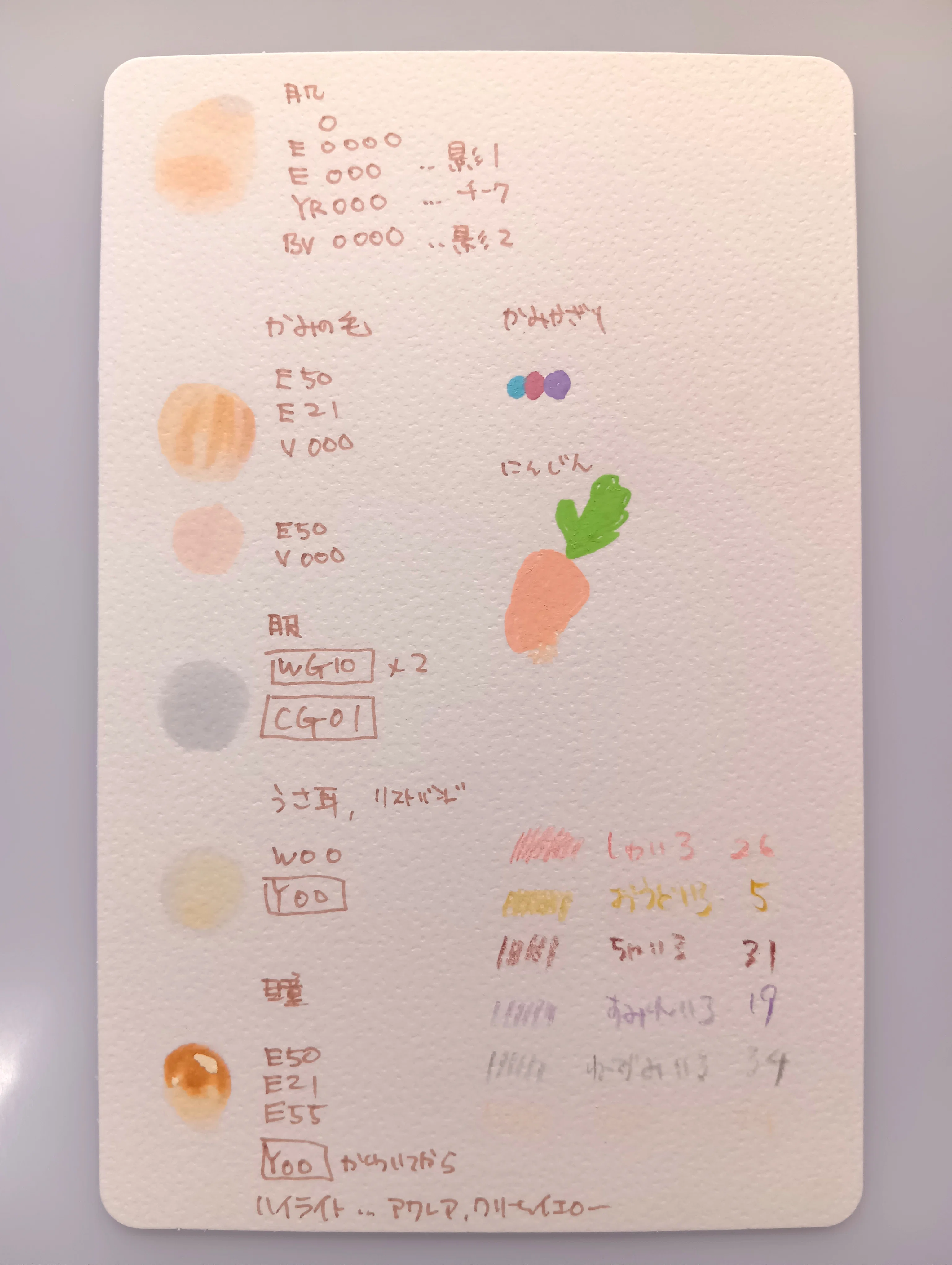 アナログイラストを描くぜ！アルコールマーカーと色紙編｜Olina Kaho