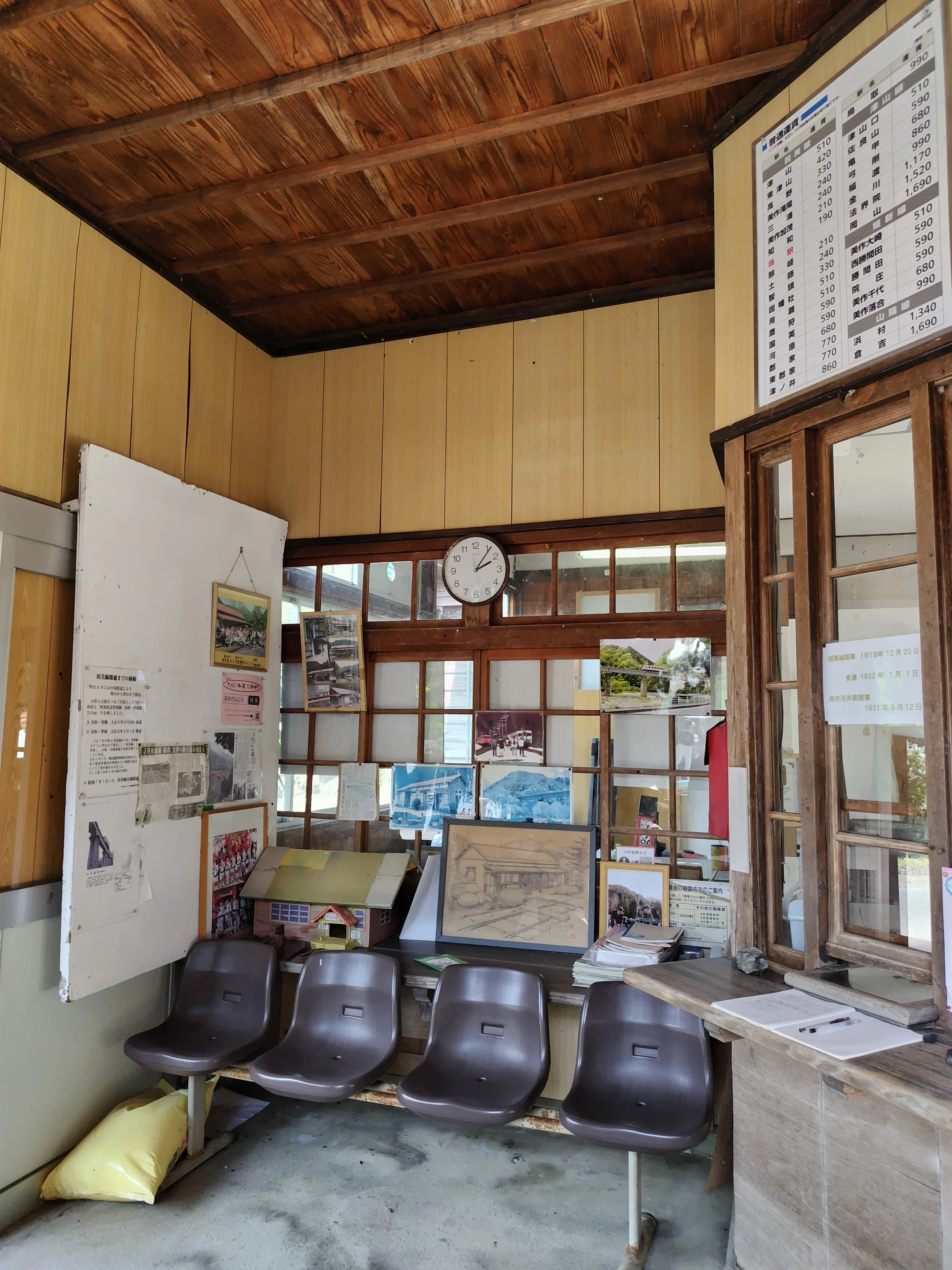みまさかスローライフ列車で行く因美線＆智頭急行線 ホーム測定旅日記