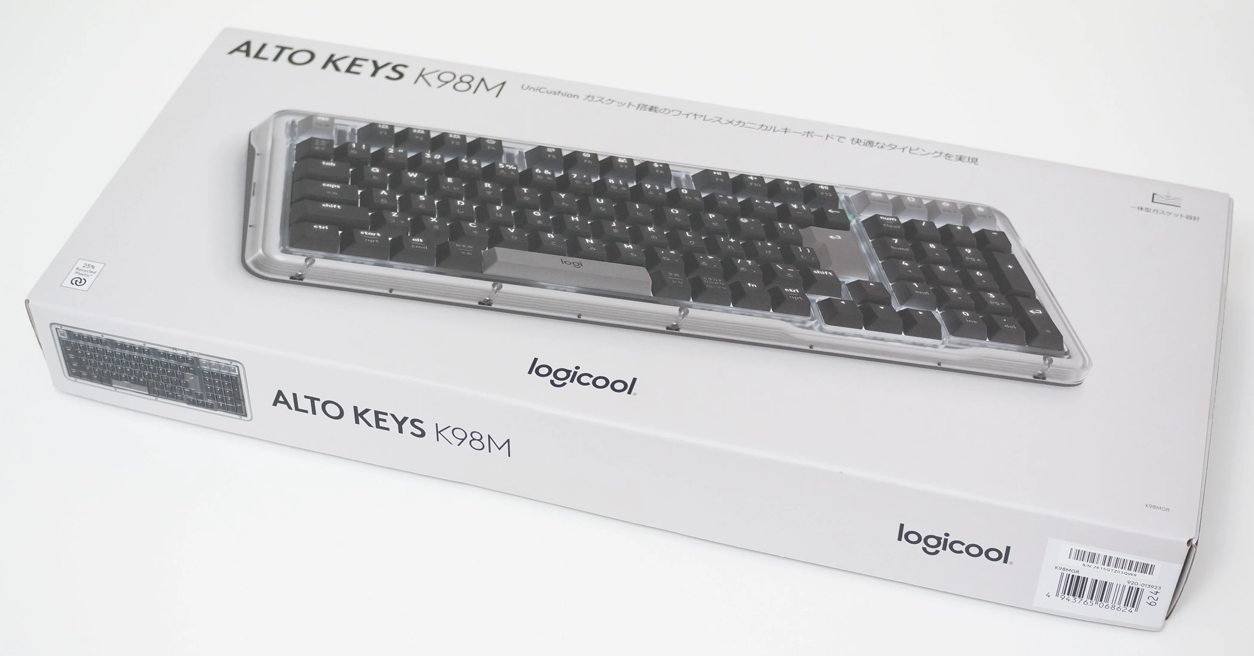 ロジクール K98M（グラファイト） を衝動買いしました｜デザインと打鍵