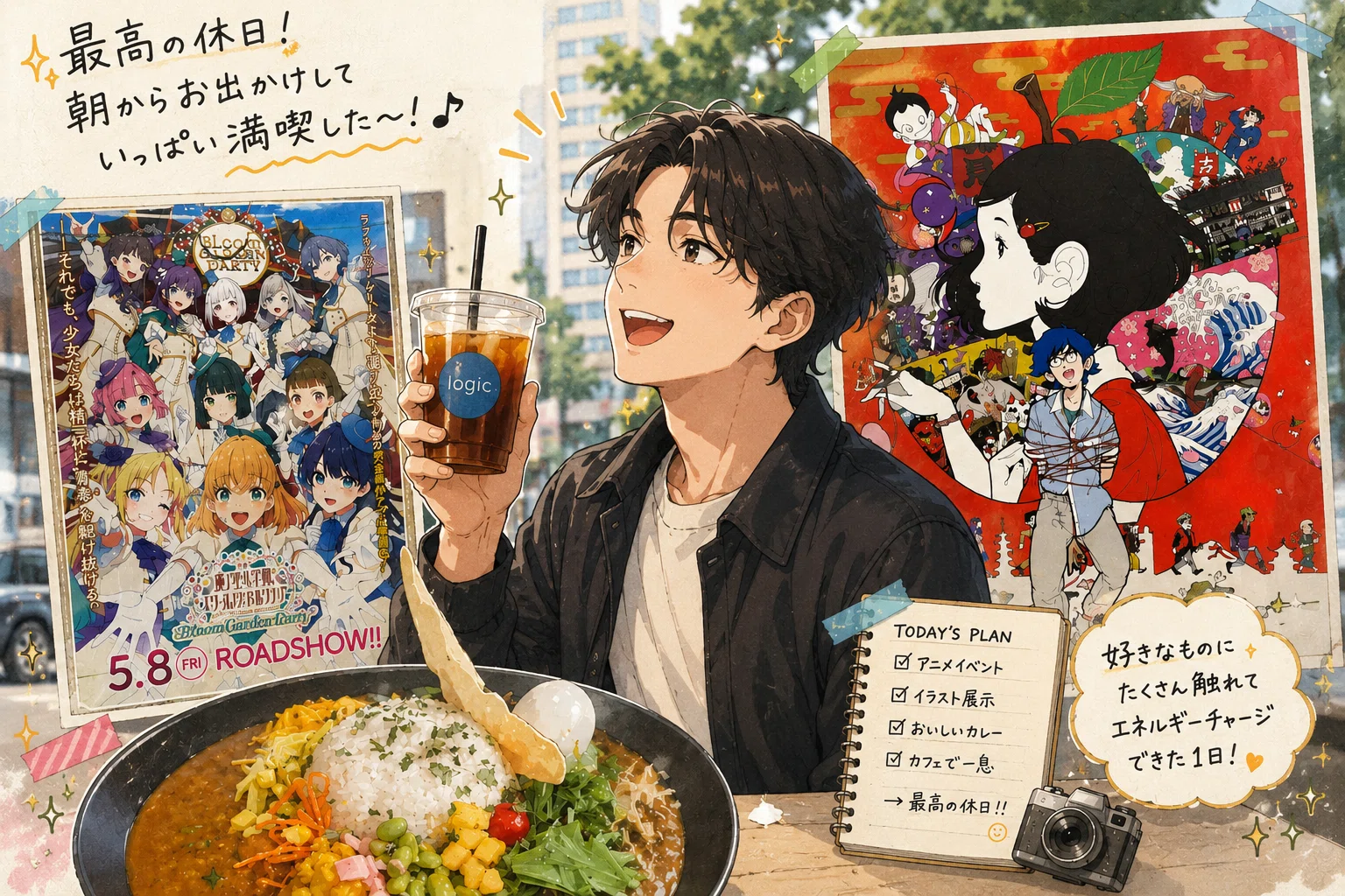 休日だからこそ朝イチから行動を！僕の理想の休日！｜XXUX(読み方:ゆー)