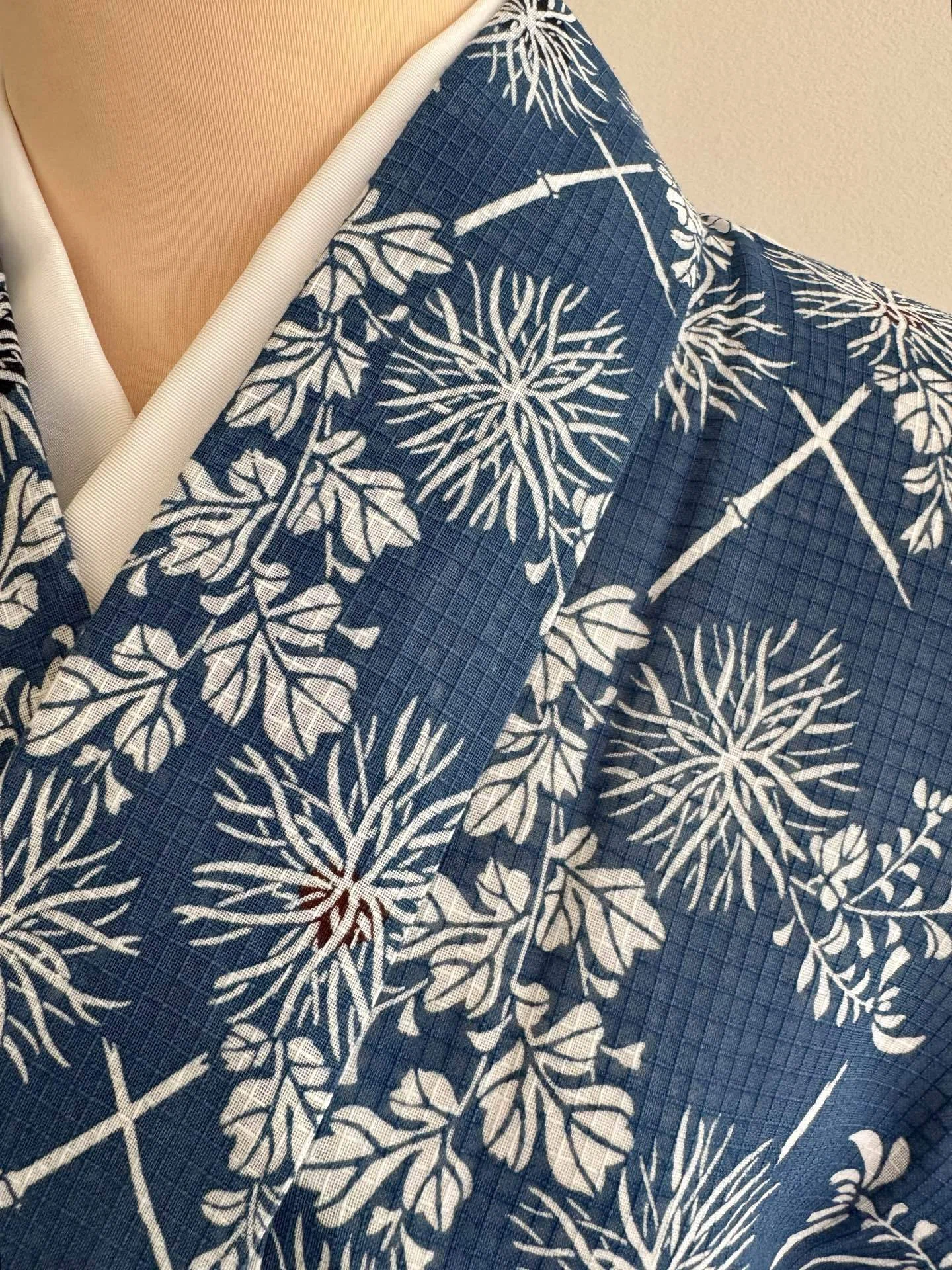 竺仙紅梅浴衣｜夢吉きもの