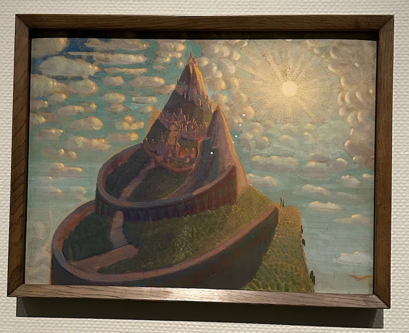 静かな世界／チュルリョーニス展内なる星図@国立西洋美術館｜Snow