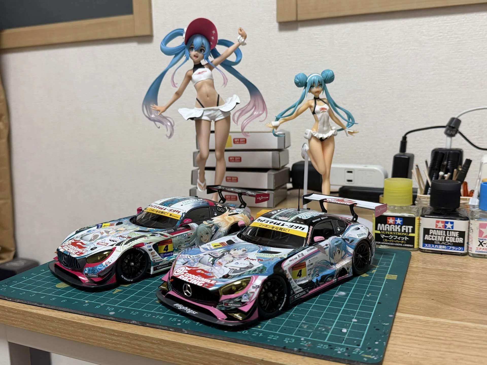 グッドスマイル 初音ミク AMG 2019 Super GT ver 完成｜スイートネイル