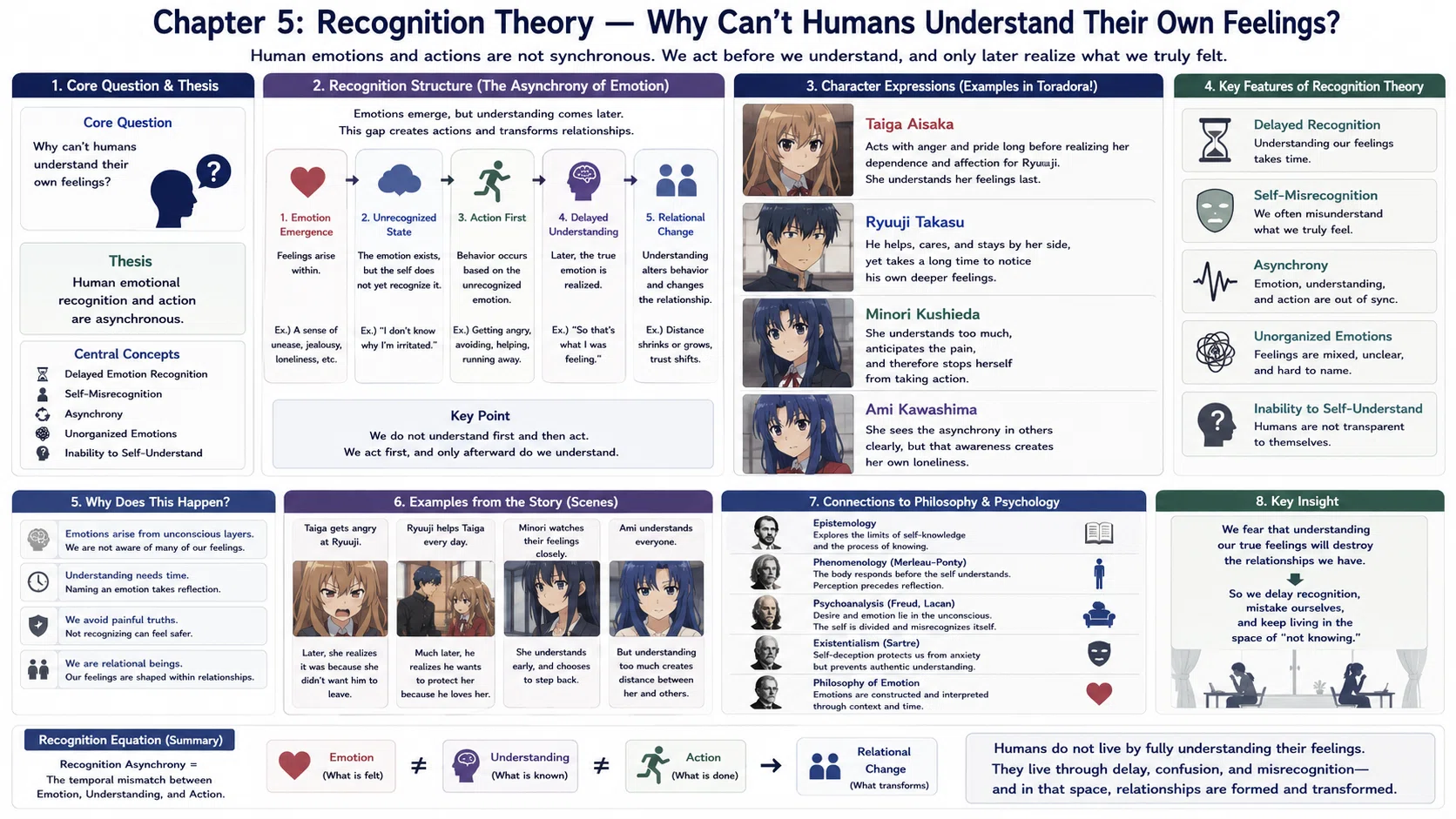 とらドラ！5章 認識論層（Recognition Theory）― 人はなぜ自分の感情を