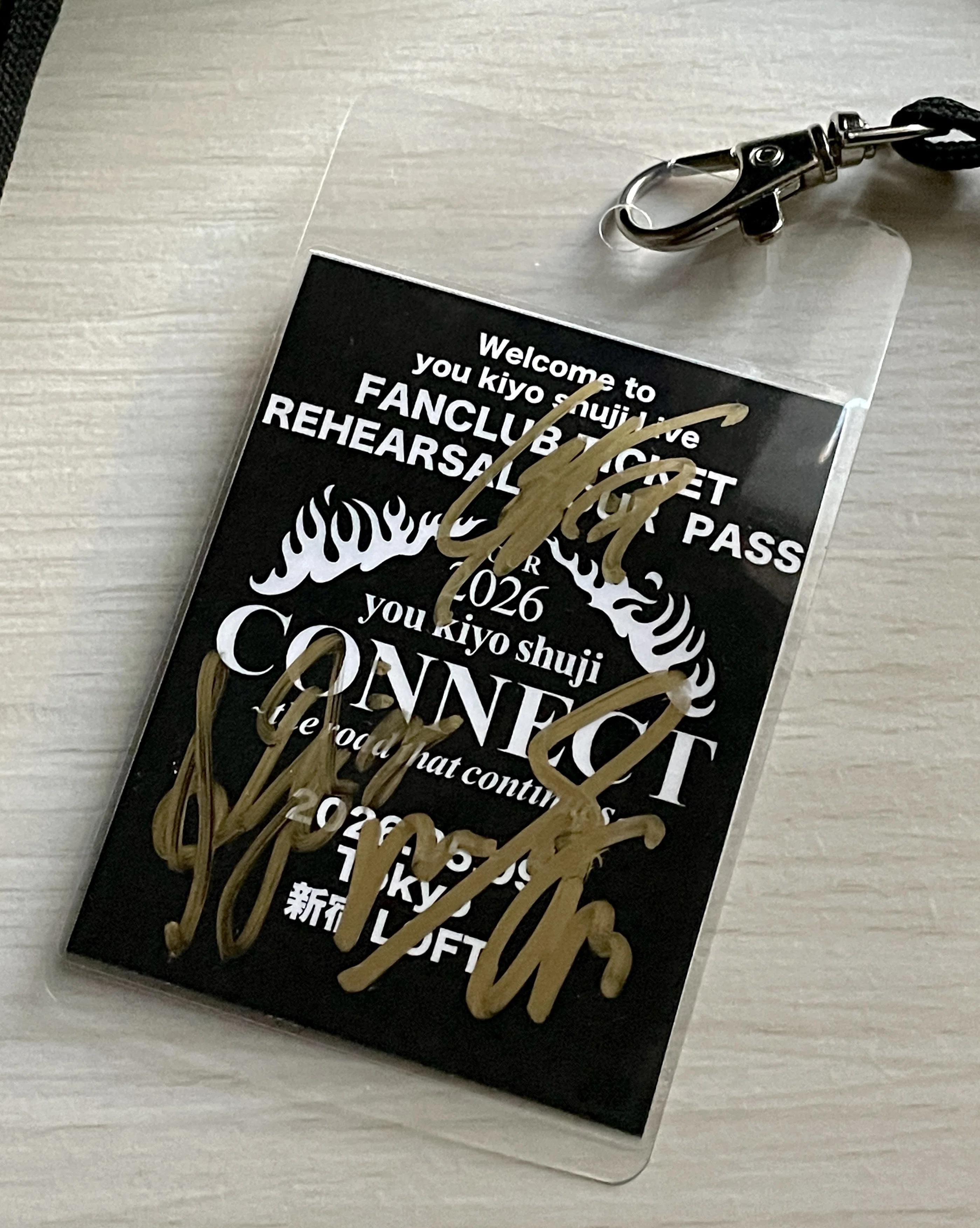 you kiyo shuji TOUR 2026 CONNECT〜the road that continues〜 2025.5