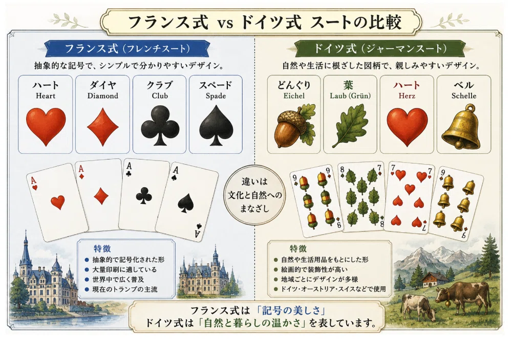Part 27: German Cards (1) - Acorn, Leaf, Heart, and Bell Suits -｜ぼうぶら