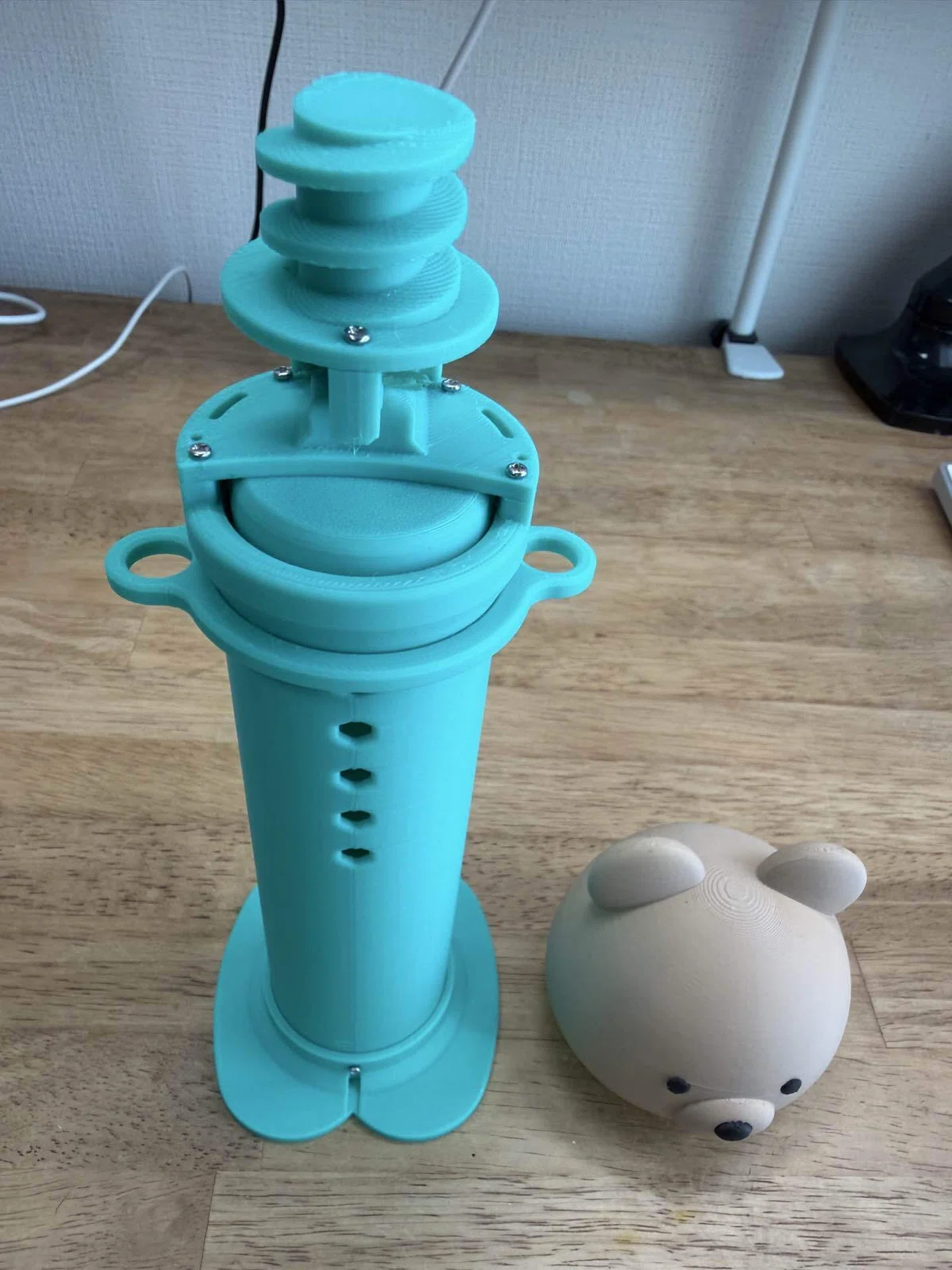 本体と頭の写真