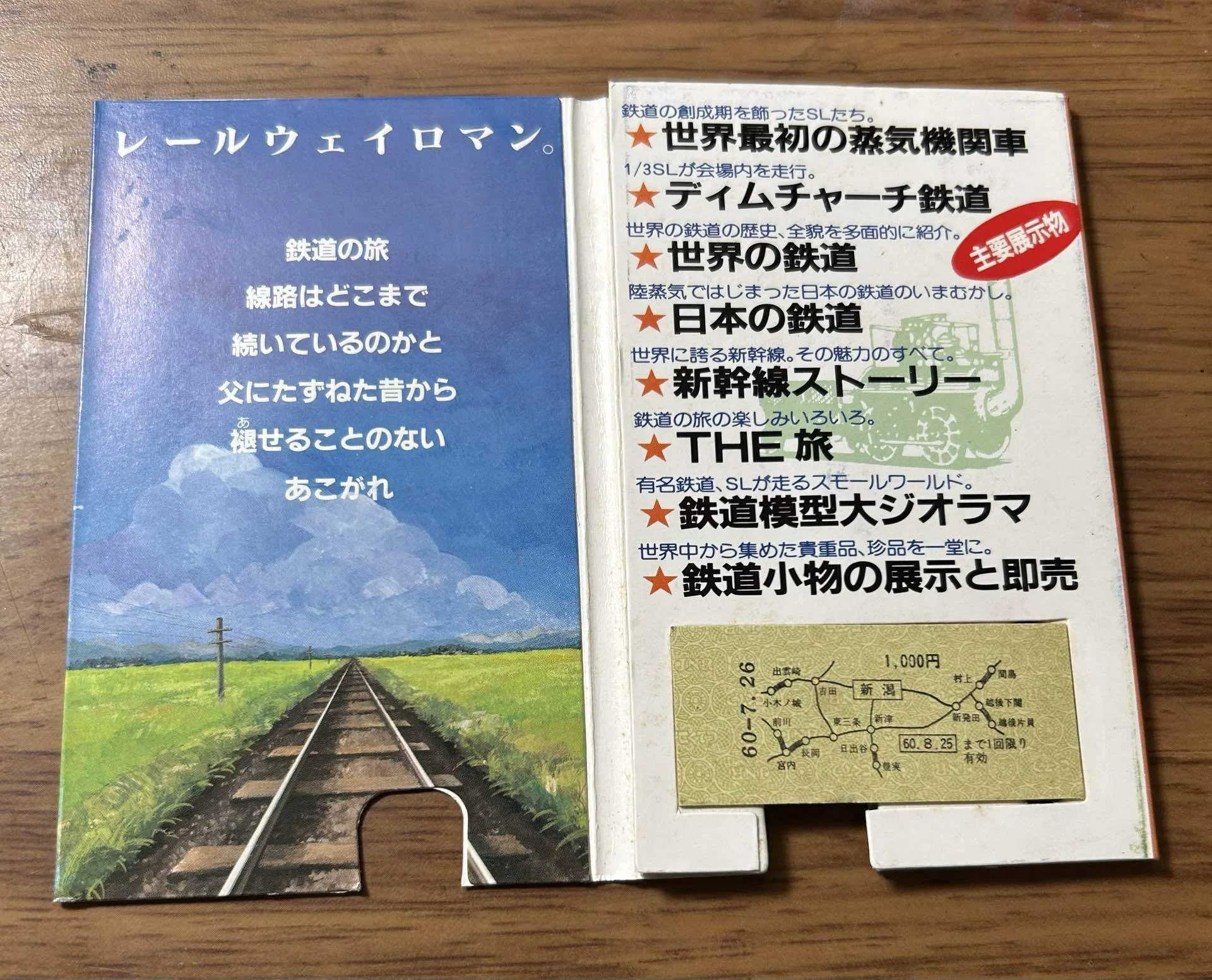 世界大鉄道博 記念乗車券』🛤️昭和60年 新潟鉄道管理局｜そだたべbooks