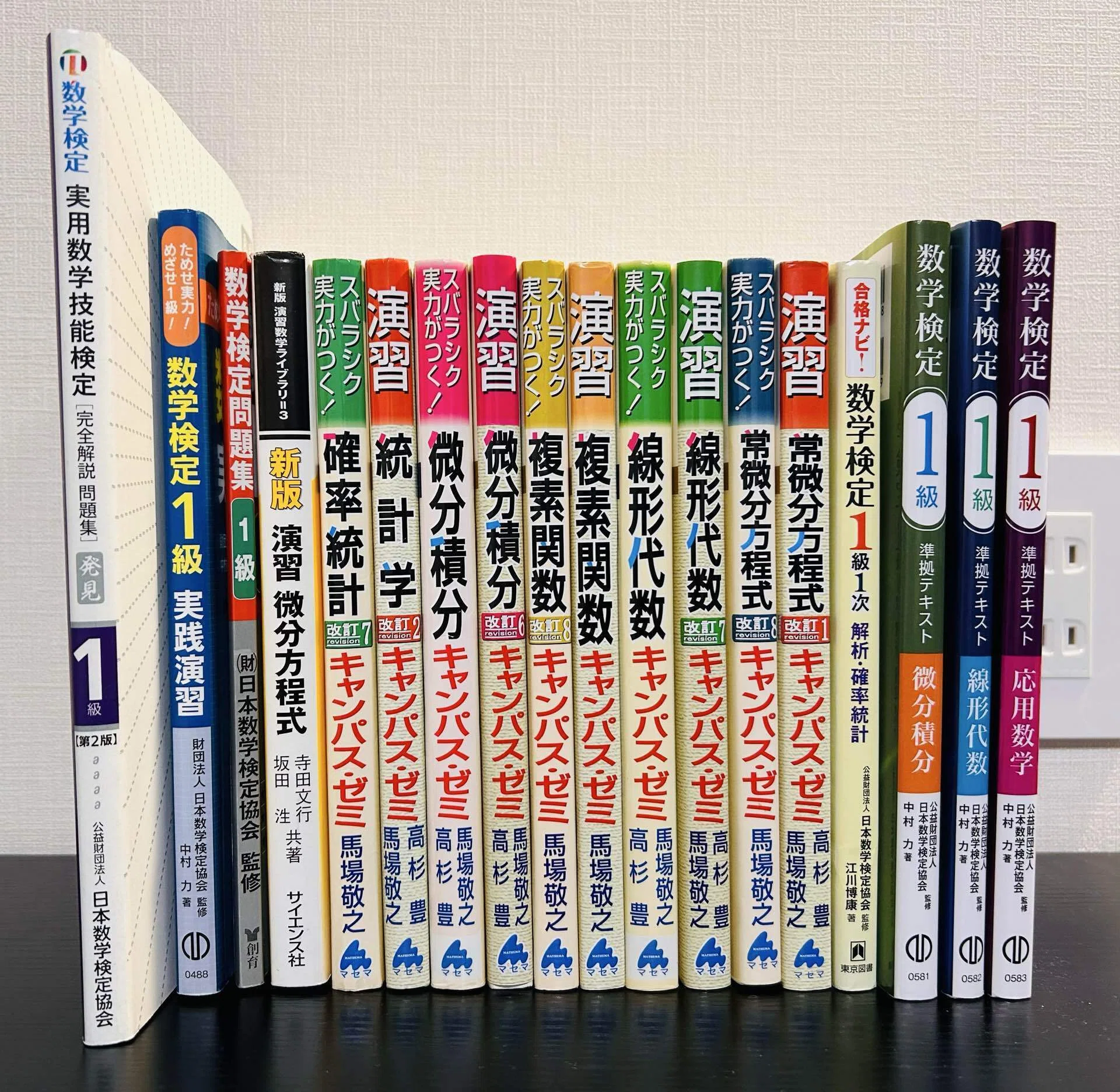 大学数学の記憶ゼロから数検一級に合格した私の「全参考書・勉強ルート