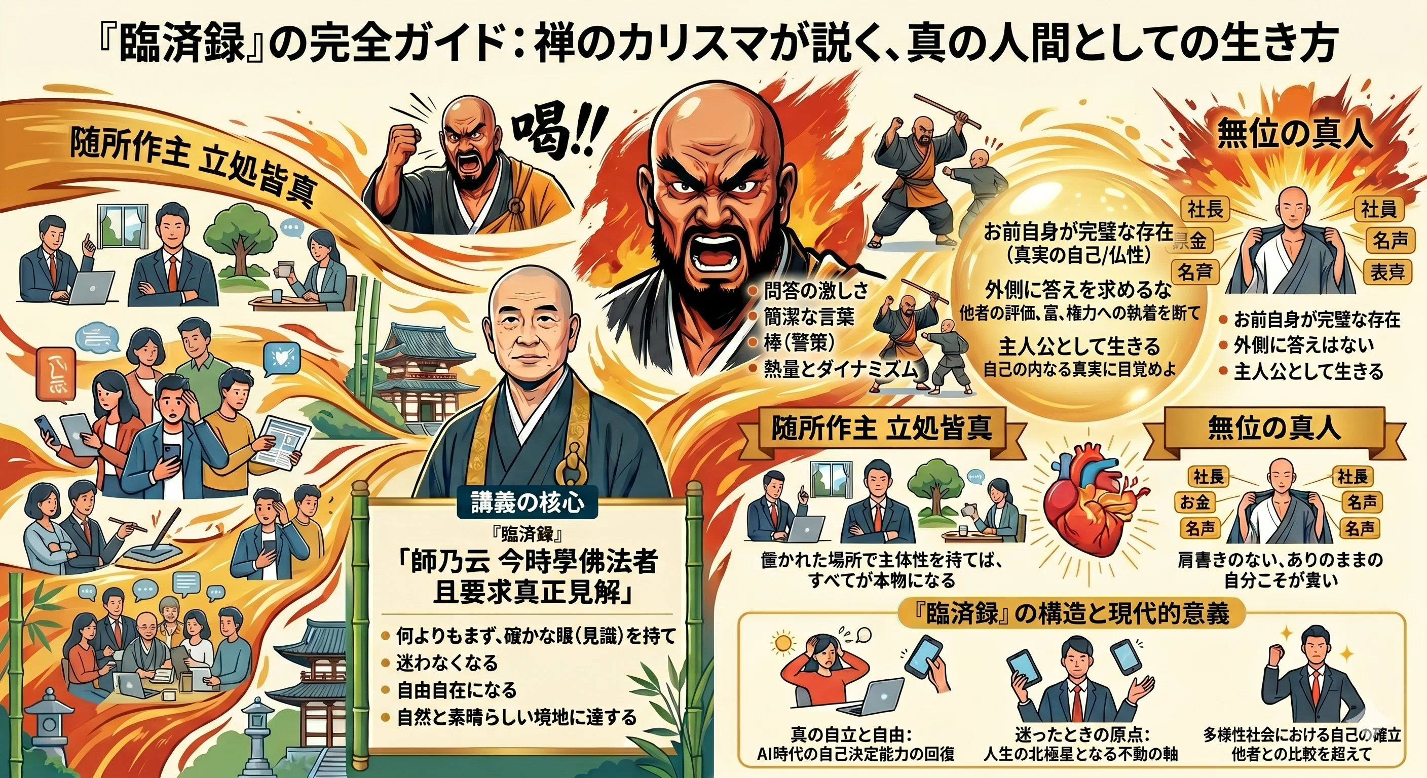 円覚寺の横田南嶺猊下による『臨済録』ご講義 第1回目｜齊藤潤
