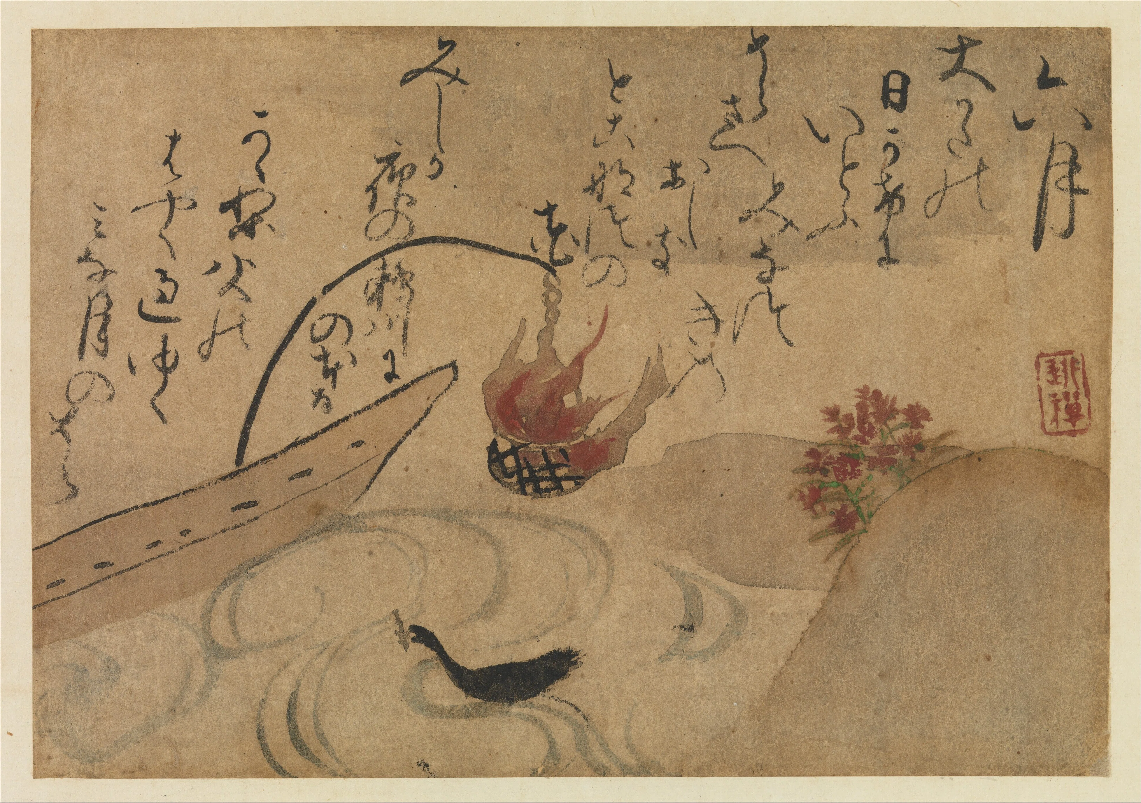 鵜飼と日本絵画｜長夜
