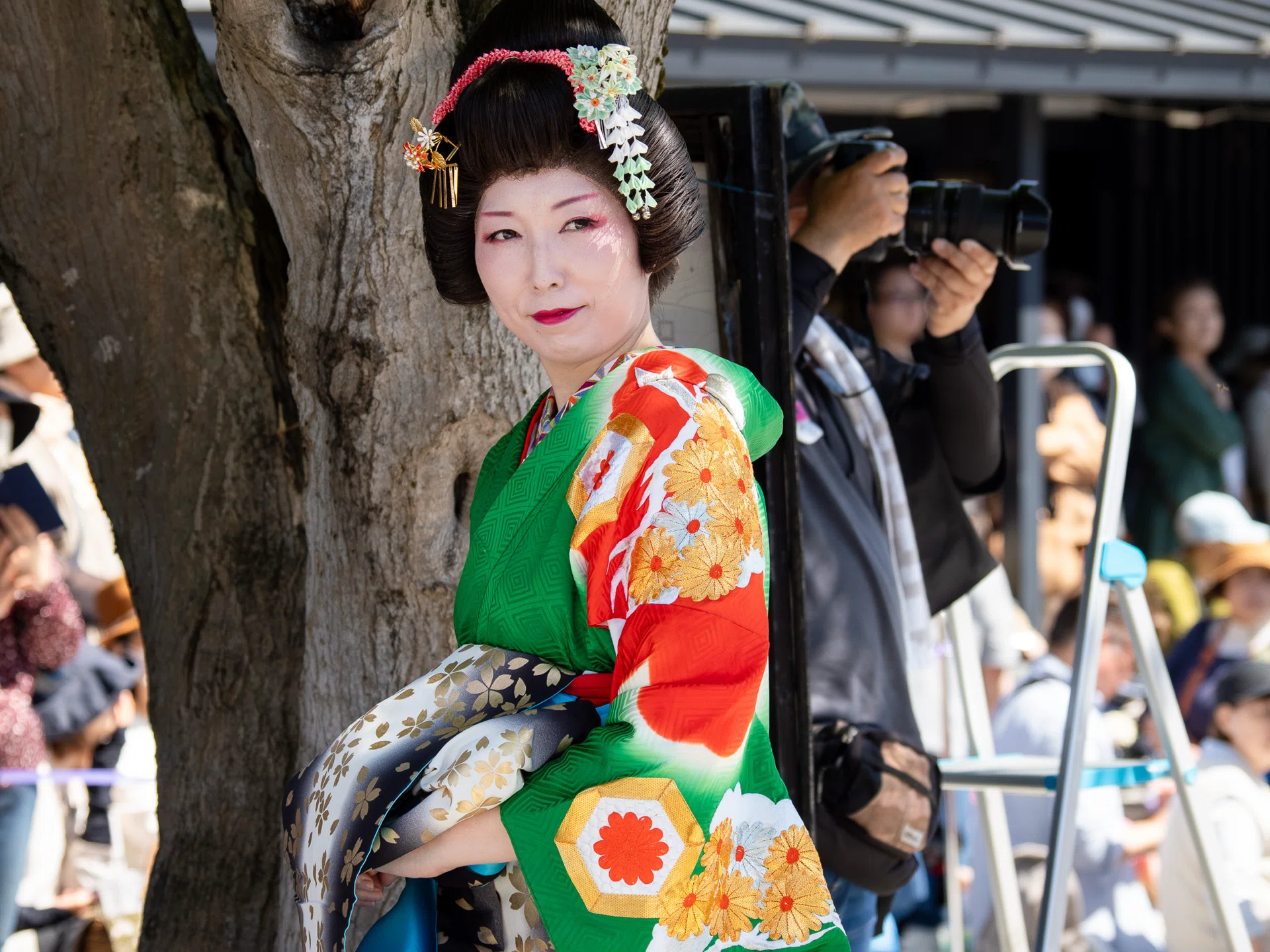 津軽花魁道中2026をOM-1と12-100mm f4ズームレンズで撮影してきた