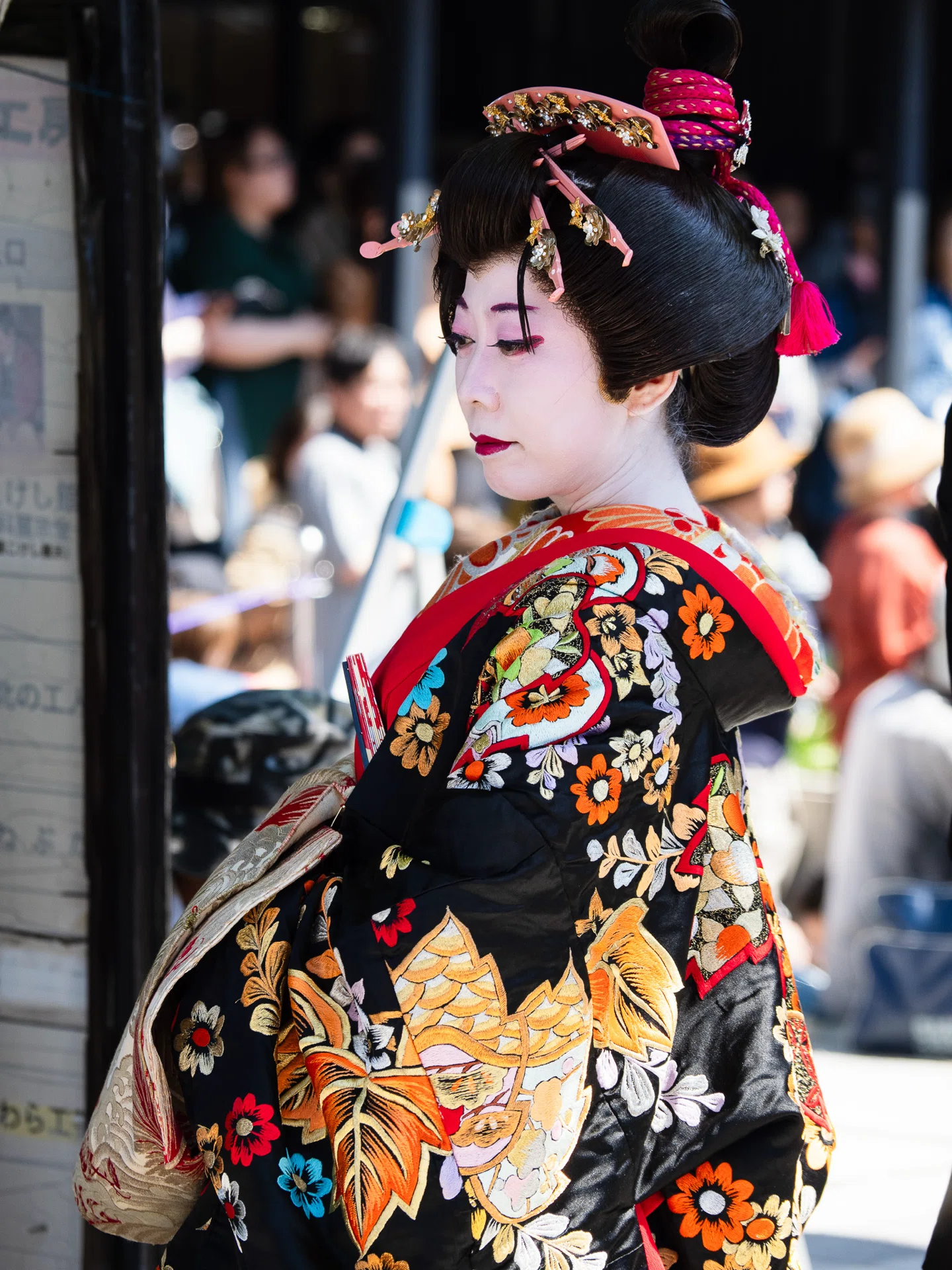 津軽花魁道中2026をOM-1と12-100mm f4ズームレンズで撮影してきた