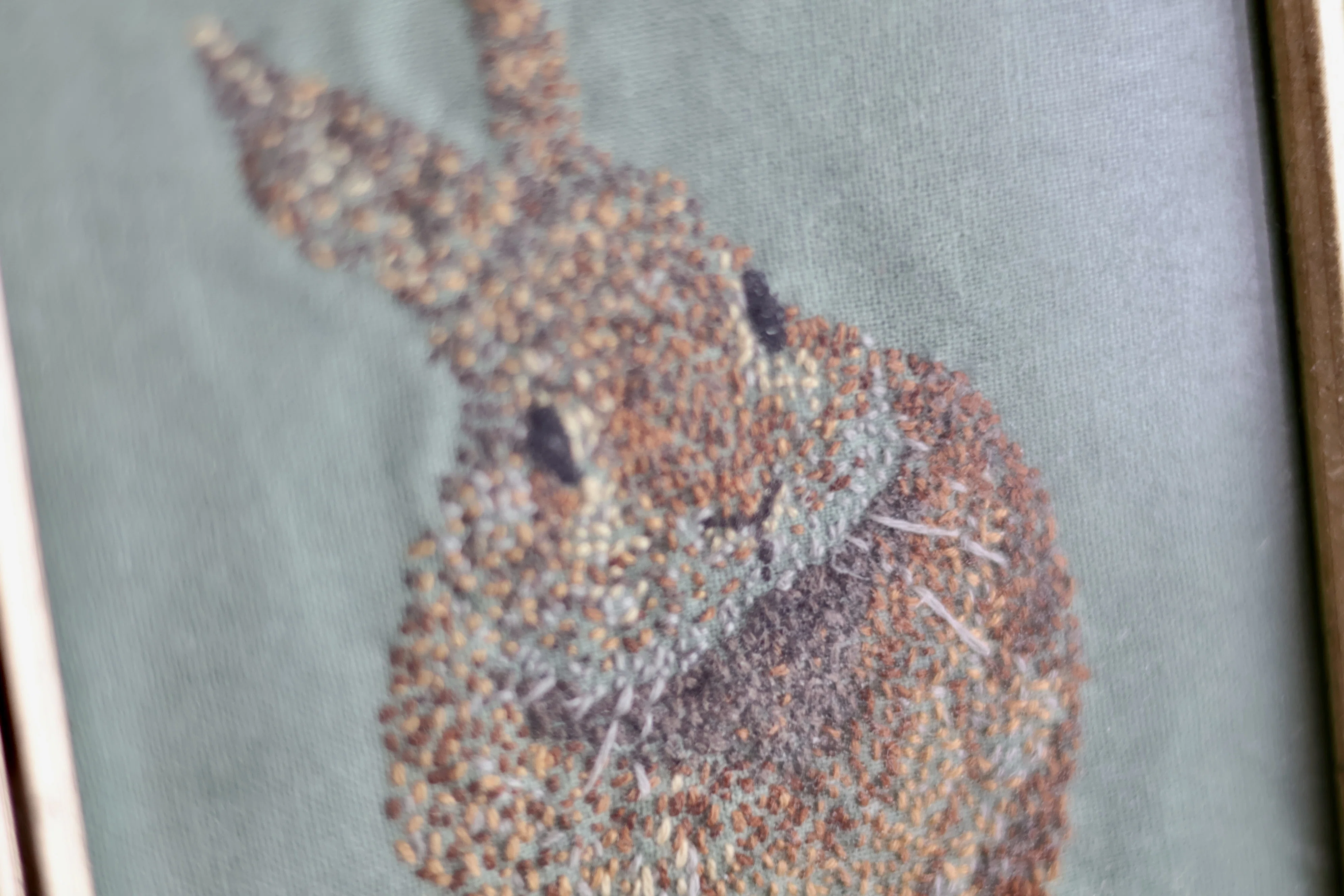 刺繍作品を発表するnote｜きよしちゃん