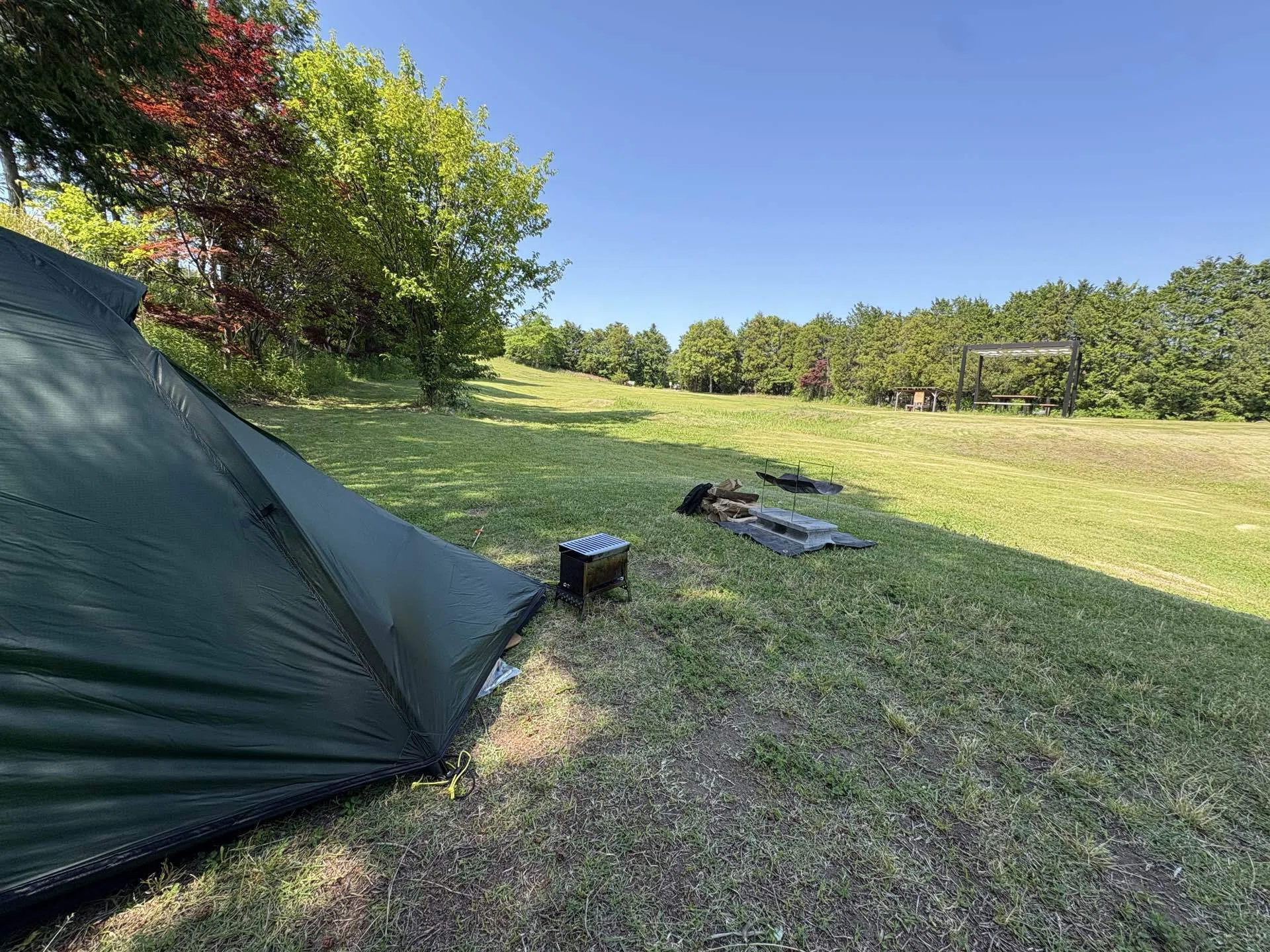 Chiba/Kashiwa] Solo Motorcycle Camping Log | ogawa GRAND lodge