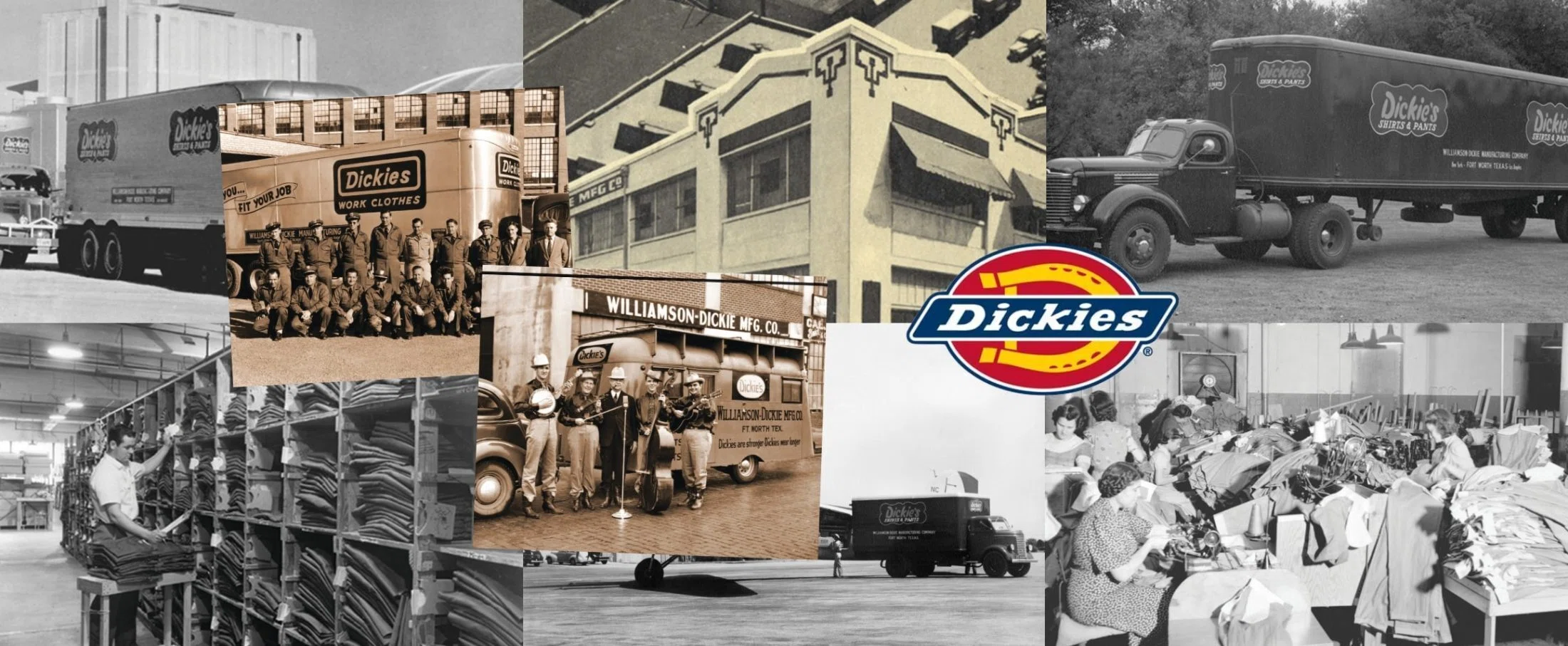 Dickies（ディッキーズ）の歴史。1922年テキサスの油田労働者の作業着