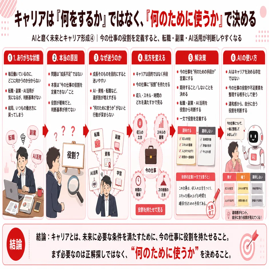 AIと磨く未来とキャリア形成④】キャリアは「何をするか」ではなく