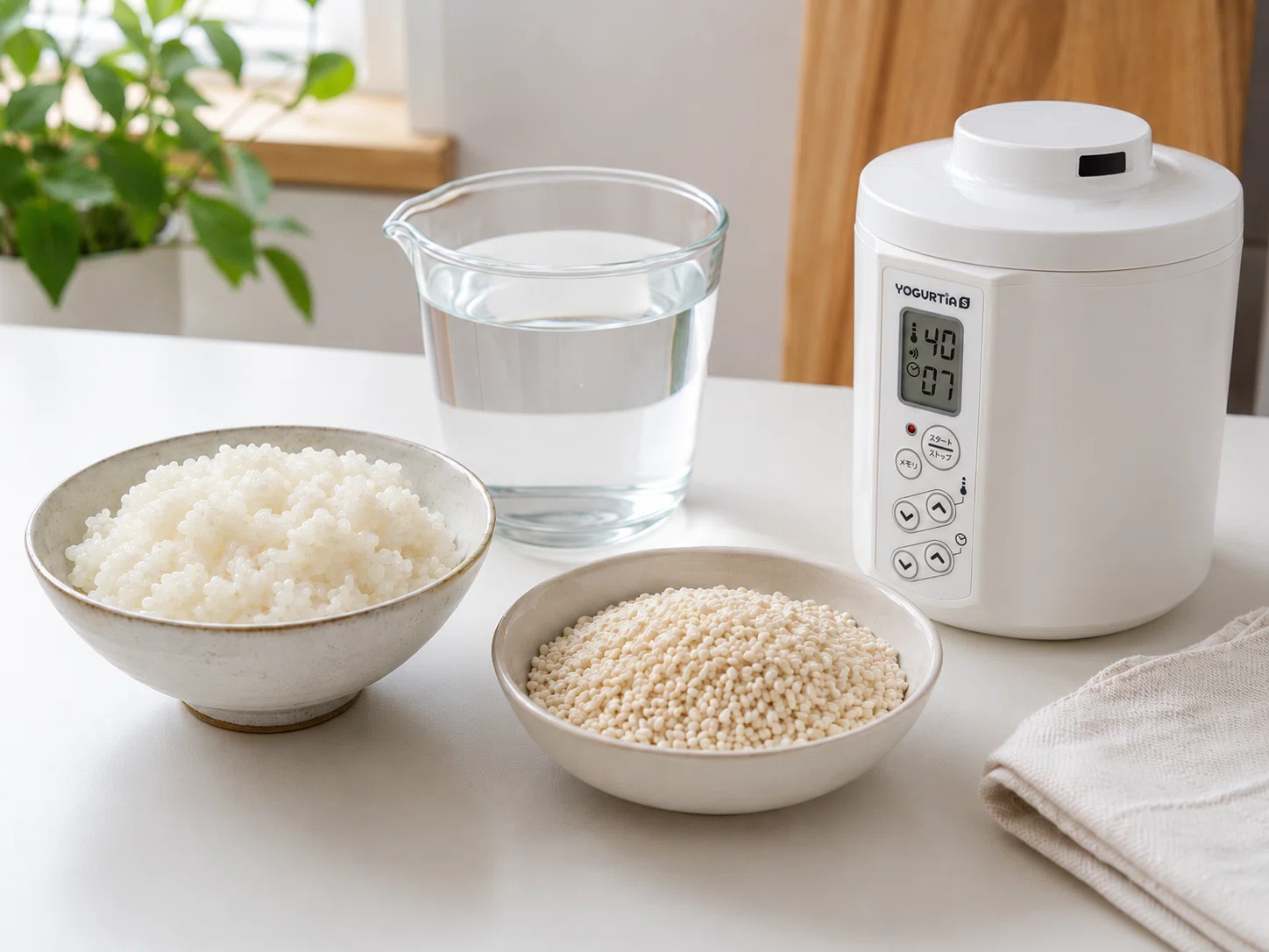 ヨーグルティアSで作る、米麹甘酒｜タニカ電器 公式note