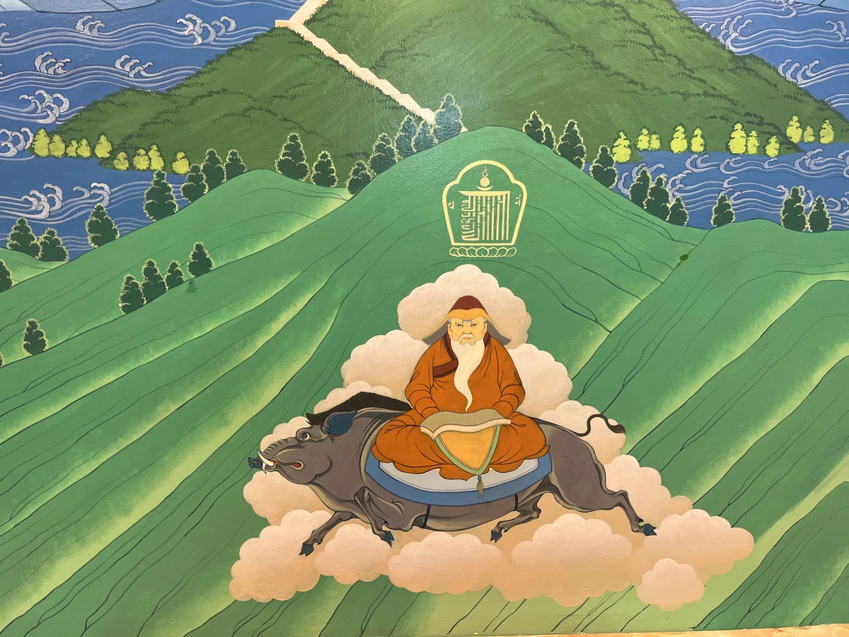 チンギスハン　神格化　モンゴル　ウランバートル　仏教寺院　仏教　アート　絵画　芸術表現　チンギスハーン　ナライハ　寺院