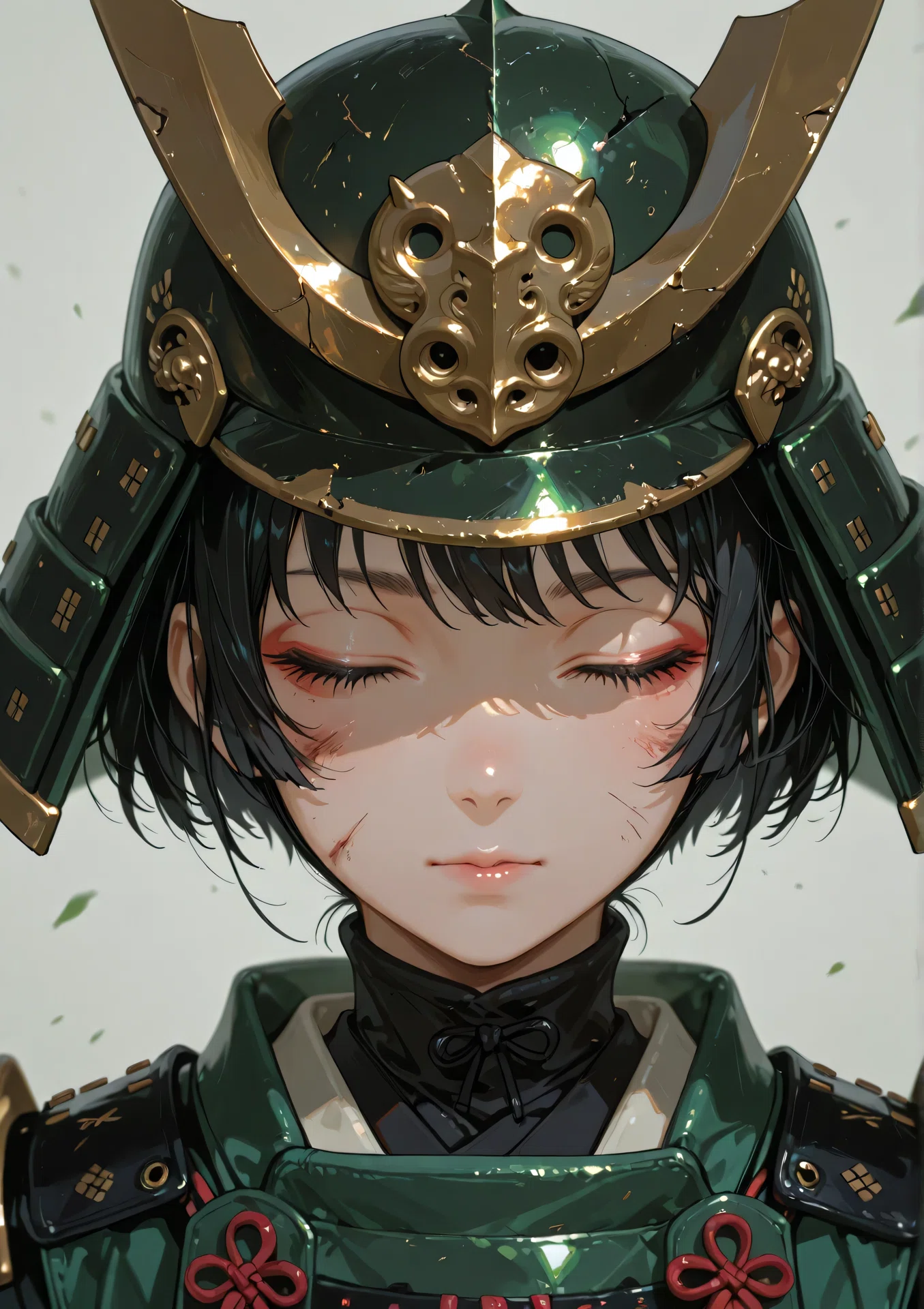 🐨 ― Proof of Strength ― 🌻 〖Prompt for a Scratched Helmet