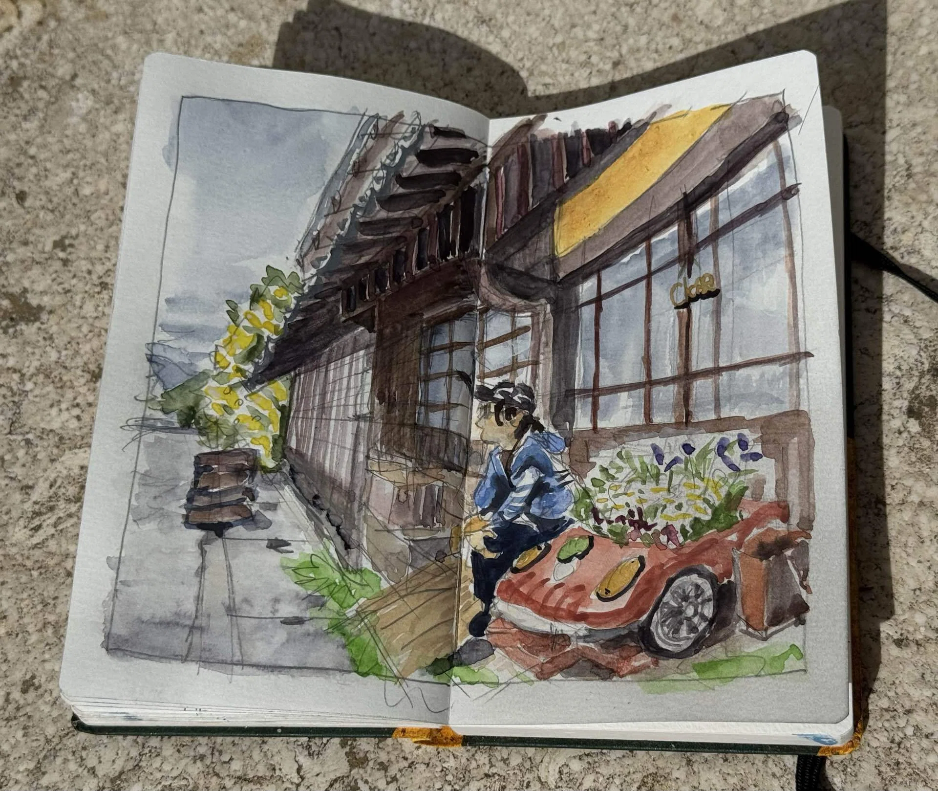 森雅之　原画　水彩「線路は続くよ」真作　貴重！ 線路は続くよ｜koro