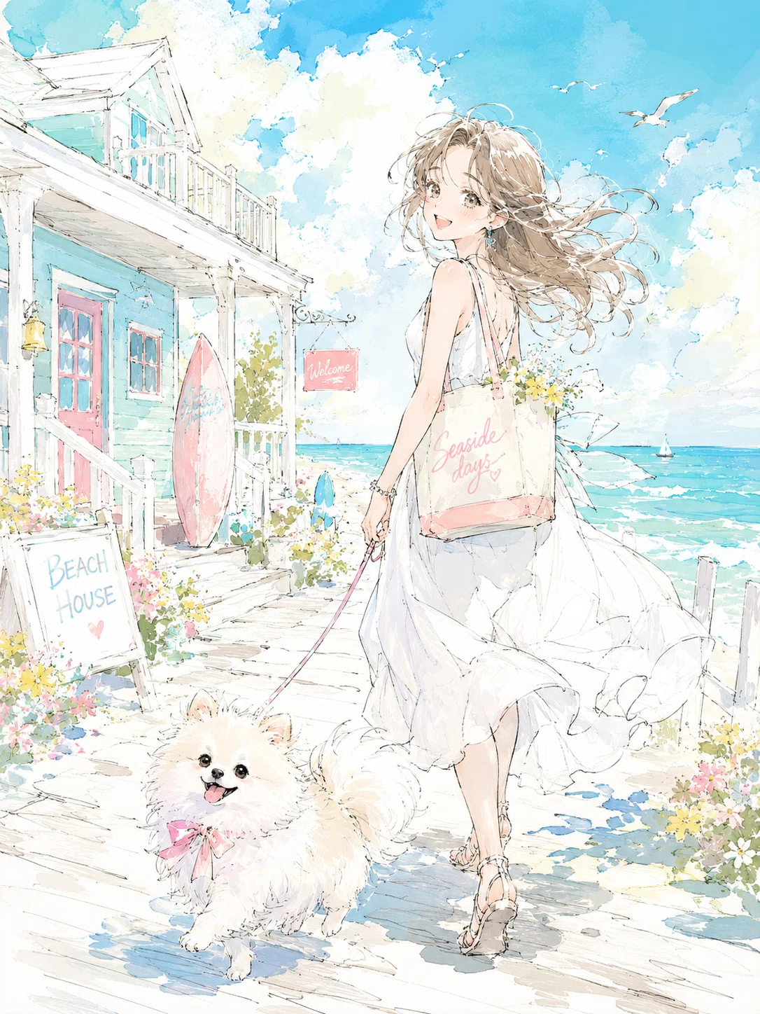 ChatGPT Images 2.0で水彩手書き風イラストを作ってみた！プロンプト4