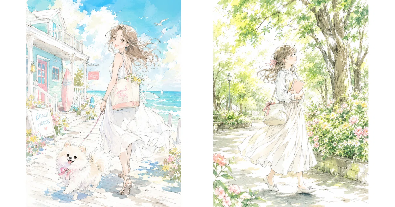 ChatGPT Images 2.0で水彩手書き風イラストを作ってみた！プロンプト4