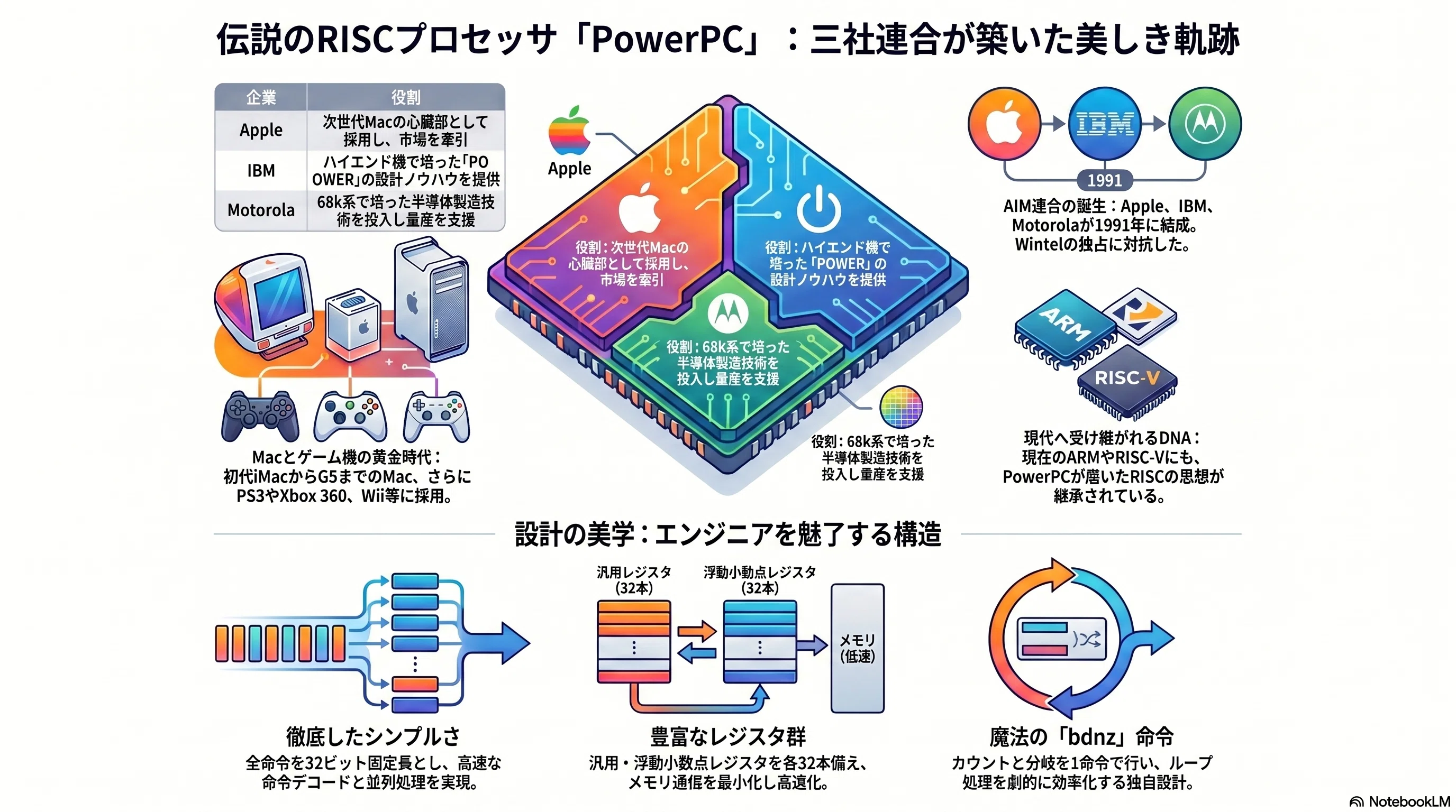伝説のRISC連合「PowerPC」 - Macやゲーム機を支えた、美しき 