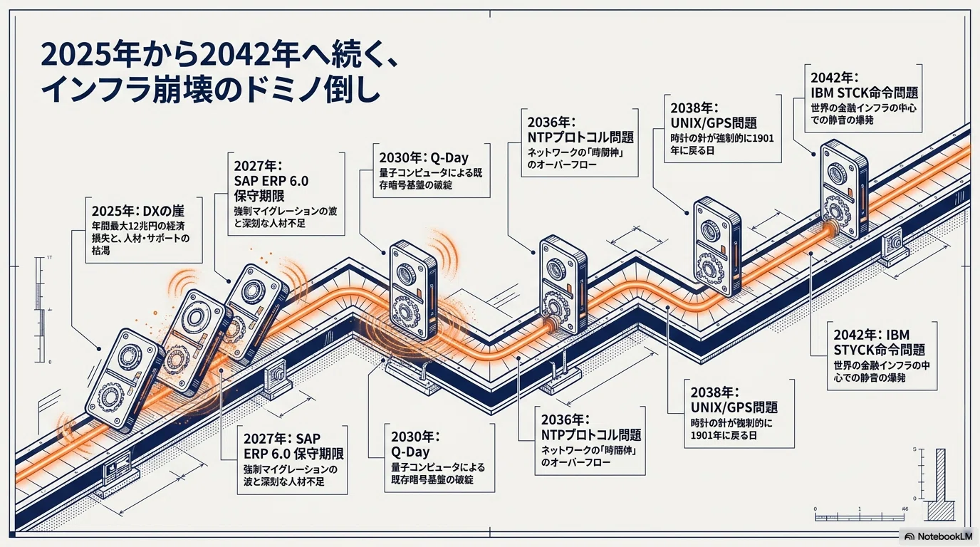 レガシーシステムという名の「見えない負債」——2025年から2042年、7
