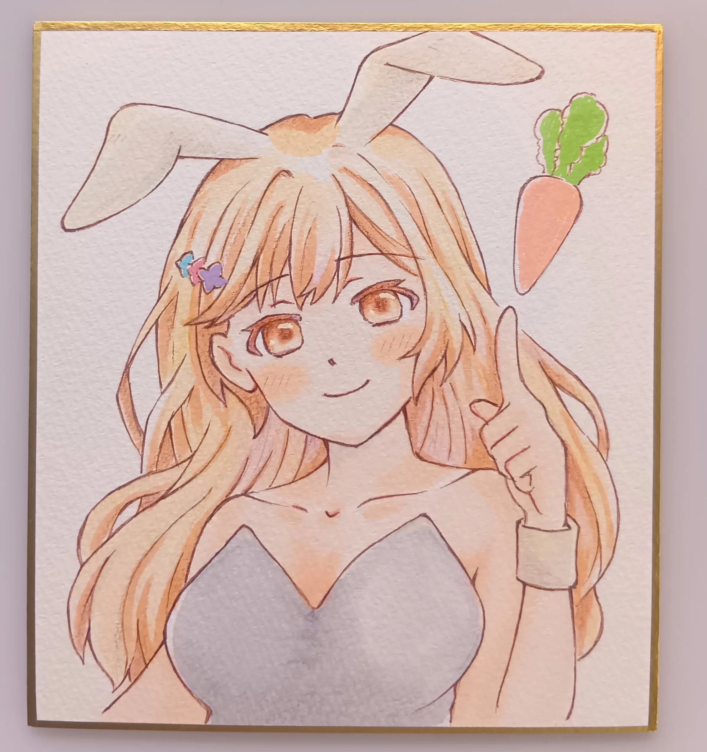 アナログイラストを描くぜ！アルコールマーカーと色紙編｜織名香帆