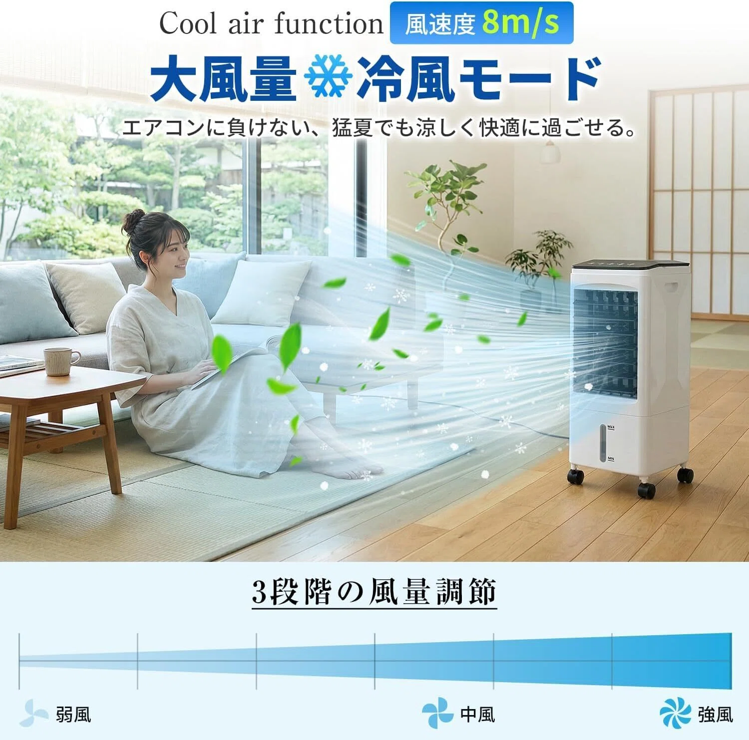 ガチレビュー】BOTISONE 冷風機 冷風扇【水冷式・上から給水】圧倒的