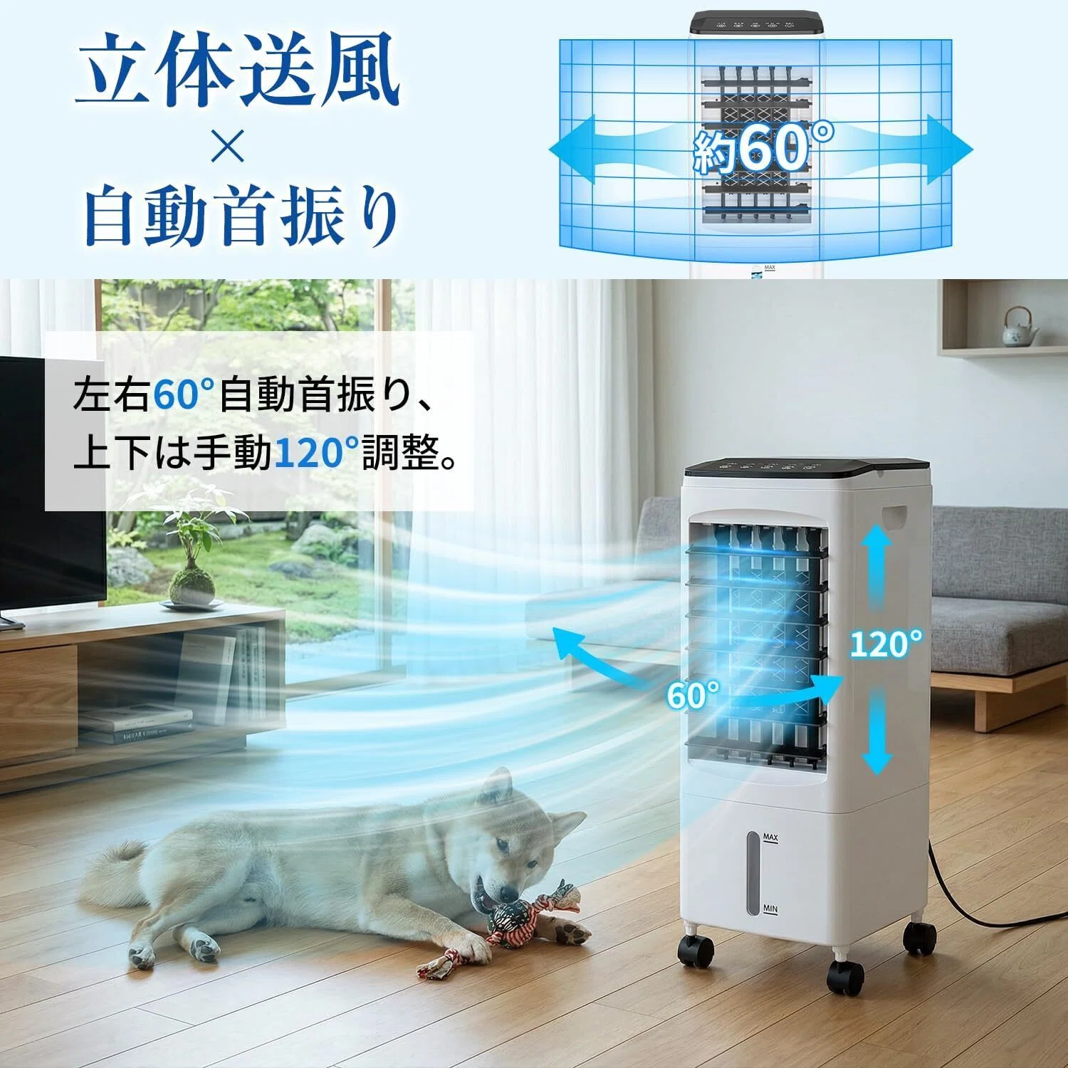 BOTISONE 冷風機　スポットクーラー ガチレビュー】BOTISONE 冷風機 冷風扇【水冷式・上から給水】圧倒的