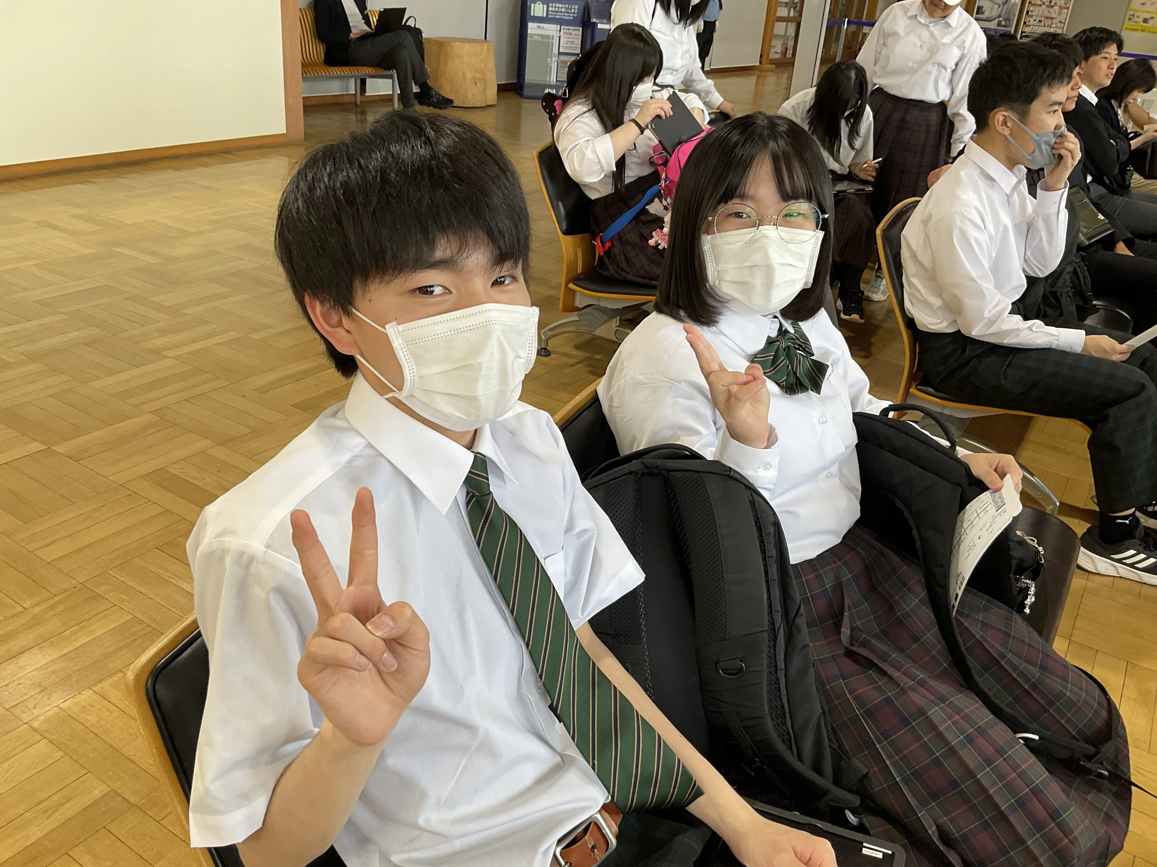 高等部3学年見学旅行1日目の様子｜北海道中標津支援学校公式note