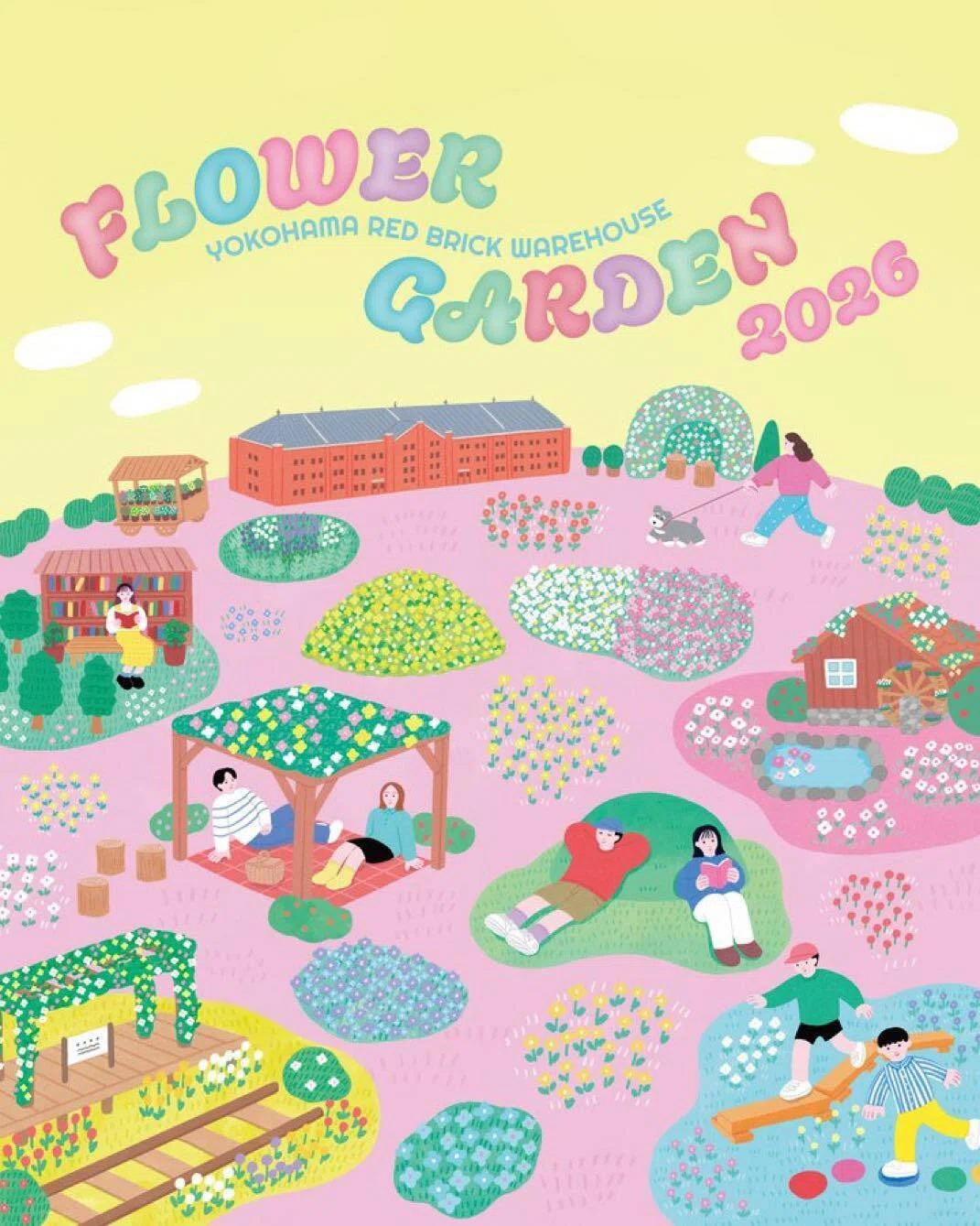 横浜赤レンガ倉庫「FLOWER GARDEN 2026」、3月27日開幕｜みんなのGREEN